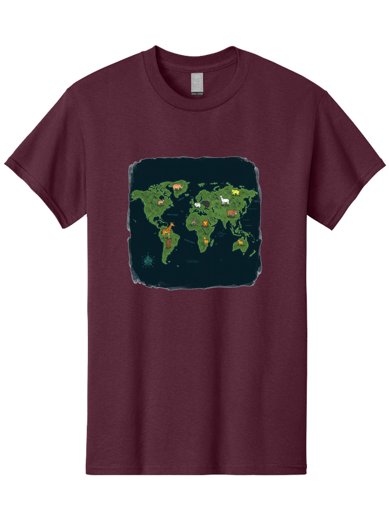 World-Map Men'S Graphic Tee, 100% Cotton, Comfortable Casual Summer Wear, Machine Washable, Vintage Camera, Old Camera, Antique Camera, Black Camera, Classic Photography, Photography Equipment, Nostalgic Device, Film Camera, Camera Art Baf677