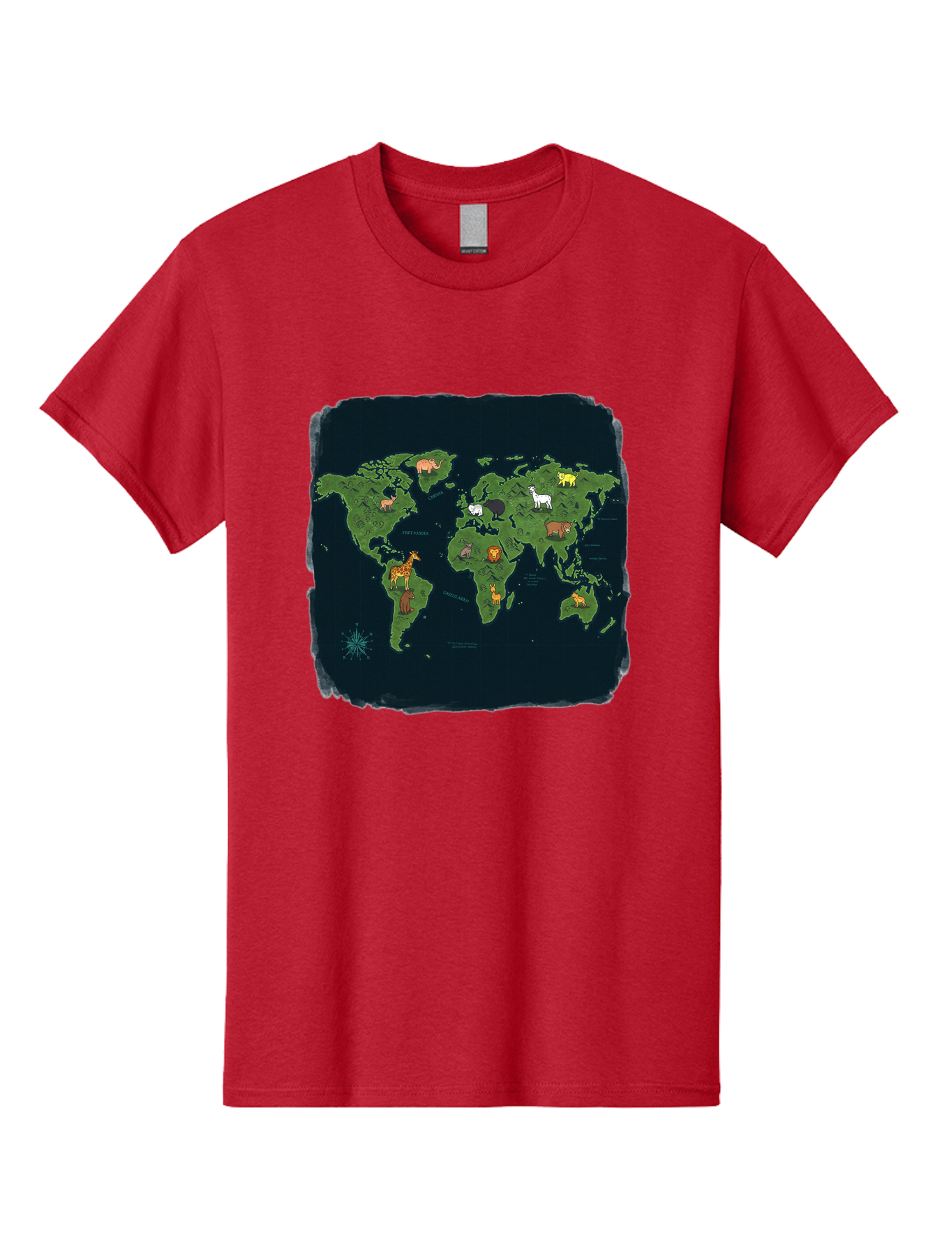 World-Map Men'S Graphic Tee, 100% Cotton, Comfortable Casual Summer Wear, Machine Washable, Vintage Camera, Old Camera, Antique Camera, Black Camera, Classic Photography, Photography Equipment, Nostalgic Device, Film Camera, Camera Art Baf677