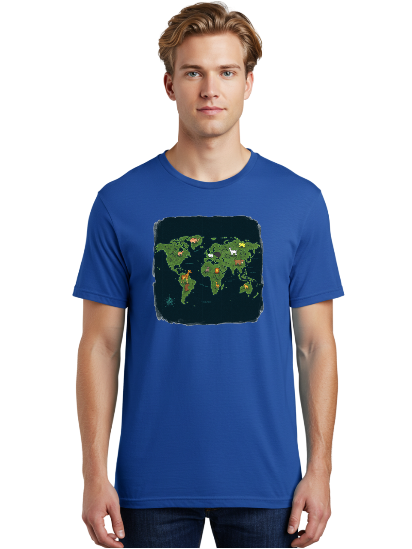 World-Map Men'S Graphic Tee, 100% Cotton, Comfortable Casual Summer Wear, Machine Washable, Vintage Camera, Old Camera, Antique Camera, Black Camera, Classic Photography, Photography Equipment, Nostalgic Device, Film Camera, Camera Art Baf677