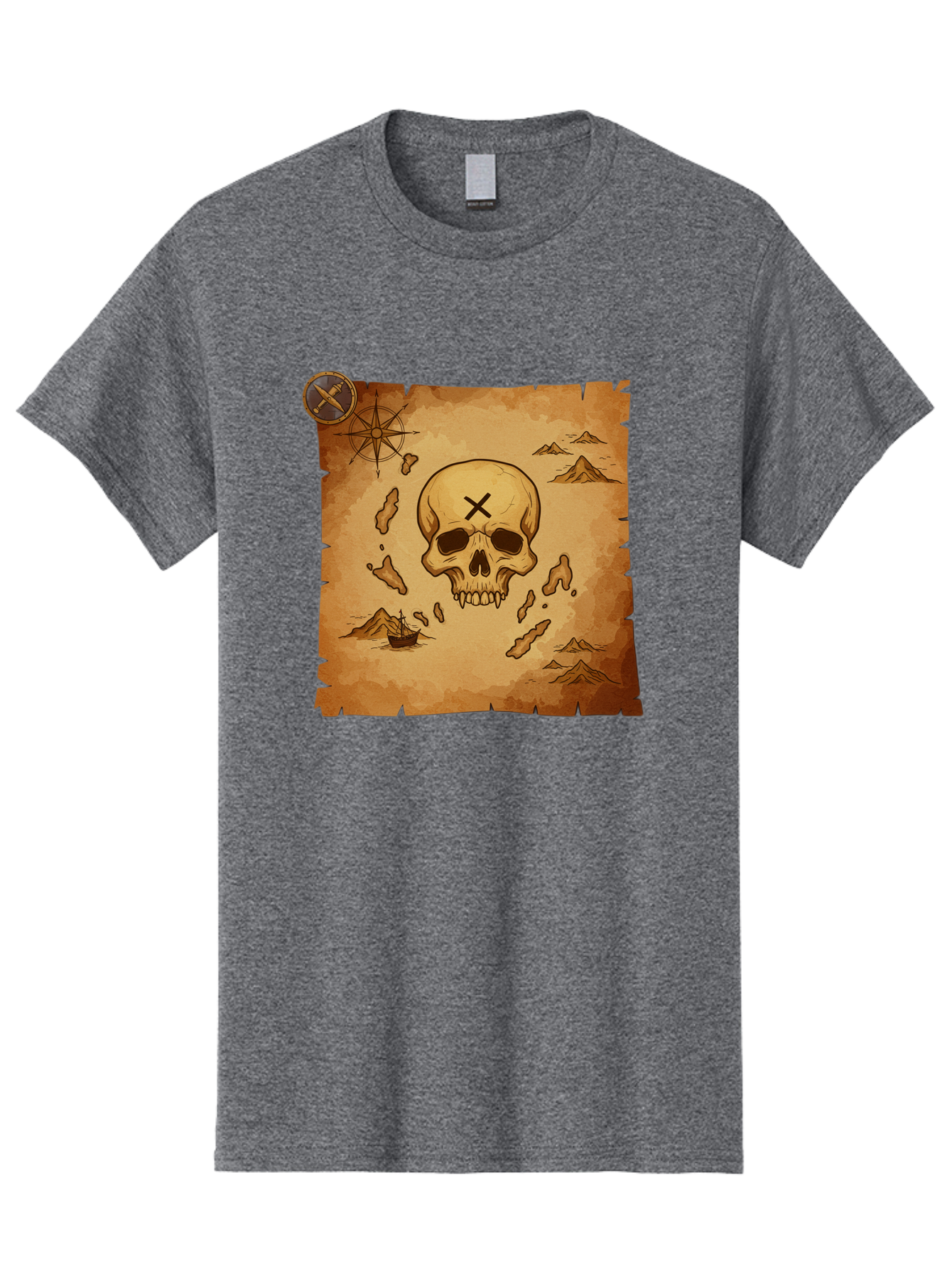 X-Marks-The-Spot Men'S Graphic Tee, 100% Cotton, Comfortable Casual Summer Wear, Machine Washable, Vintage Camera, Old Camera, Antique Camera, Black Camera, Classic Photography, Photography Equipment, Nostalgic Device, Film Camera, Camera Art Baf678