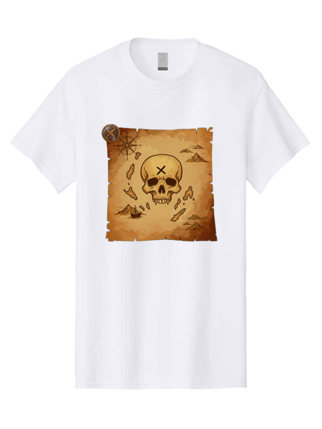 X-Marks-The-Spot Men'S Graphic Tee, 100% Cotton, Comfortable Casual Summer Wear, Machine Washable, Vintage Camera, Old Camera, Antique Camera, Black Camera, Classic Photography, Photography Equipment, Nostalgic Device, Film Camera, Camera Art Baf678