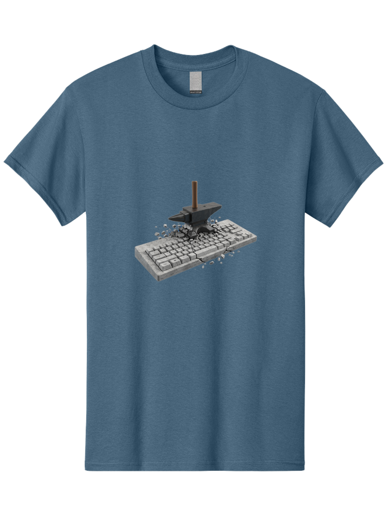 Anvil-Breaking-Keyboard Men'S Graphic Tee, 100% Cotton, Comfortable Casual Summer Wear, Machine Washable, Vintage Camera, Old Camera, Antique Camera, Black Camera, Classic Photography, Photography Equipment, Nostalgic Device, Film Camera, Baf685