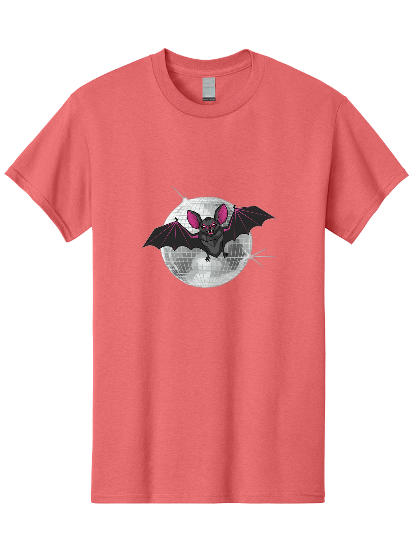 Bat-Disco-Ball-3 Men'S Graphic Tee, 100% Cotton, Comfortable Casual Summer Wear, Machine Washable, Vintage Camera, Old Camera, Antique Camera, Black Camera, Classic Photography, Photography Equipment, Nostalgic Device, Film Camera, Camera Art Baf689