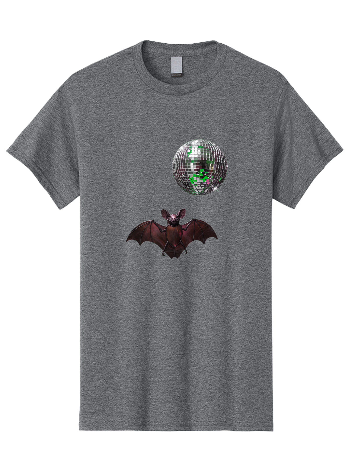 Bat-Disco-Ball Men'S Graphic Tee, 100% Cotton, Comfortable Casual Summer Wear, Machine Washable, Vintage Camera, Old Camera, Antique Camera, Black Camera, Classic Photography, Photography Equipment, Nostalgic Device, Film Camera, Camera Art Baf690