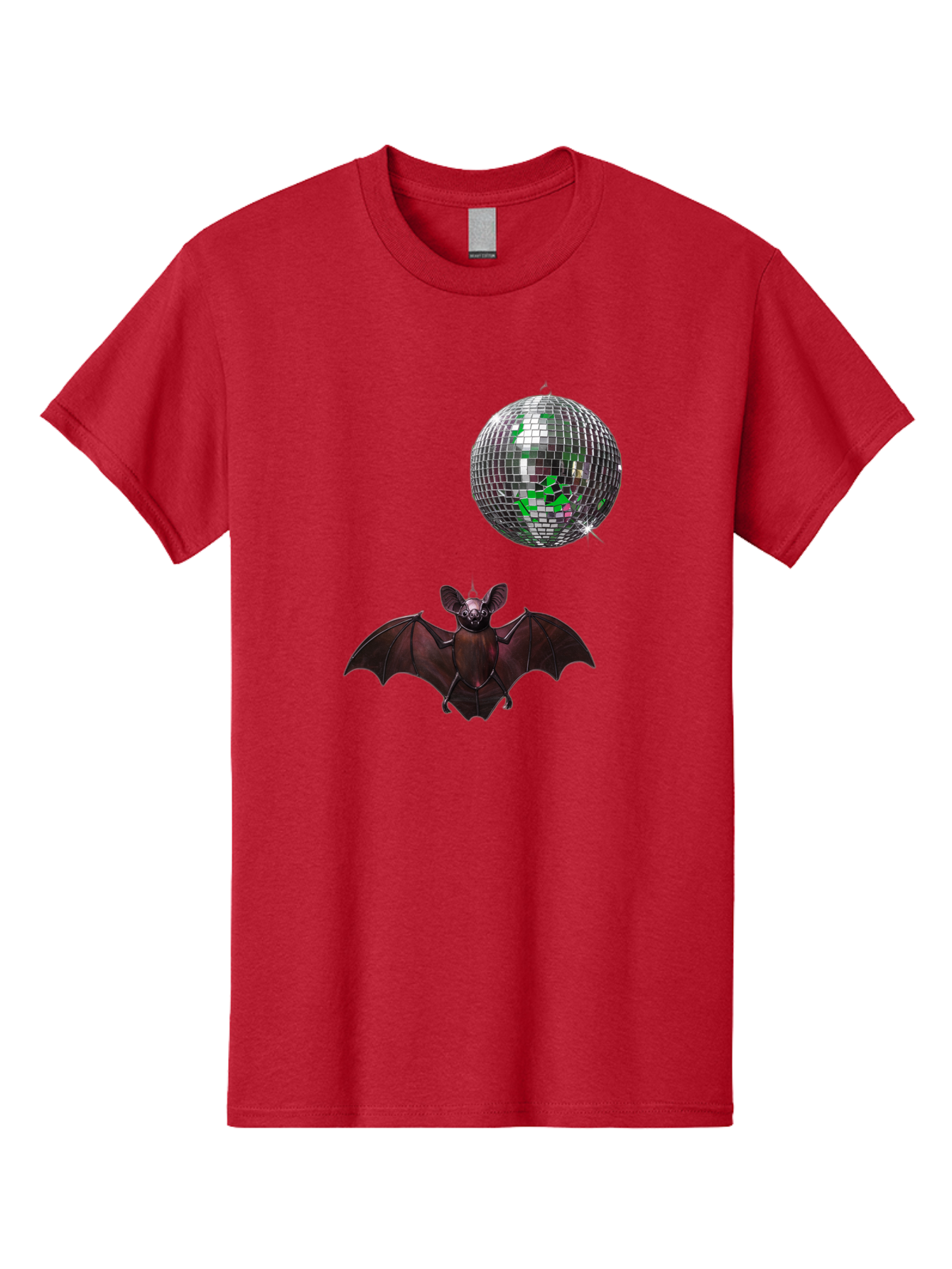 Bat-Disco-Ball Men'S Graphic Tee, 100% Cotton, Comfortable Casual Summer Wear, Machine Washable, Vintage Camera, Old Camera, Antique Camera, Black Camera, Classic Photography, Photography Equipment, Nostalgic Device, Film Camera, Camera Art Baf690
