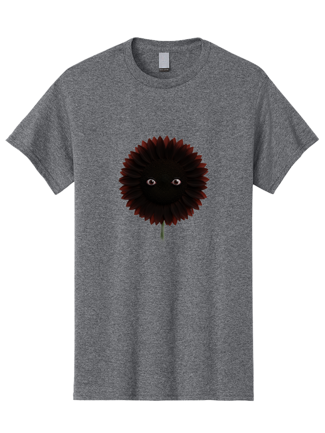 Black-Flower Men'S Graphic Tee, 100% Cotton, Comfortable Casual Summer Wear, Machine Washable, Vintage Camera, Old Camera, Antique Camera, Black Camera, Classic Photography, Photography Equipment, Nostalgic Device, Film Camera, Camera Art Baf697