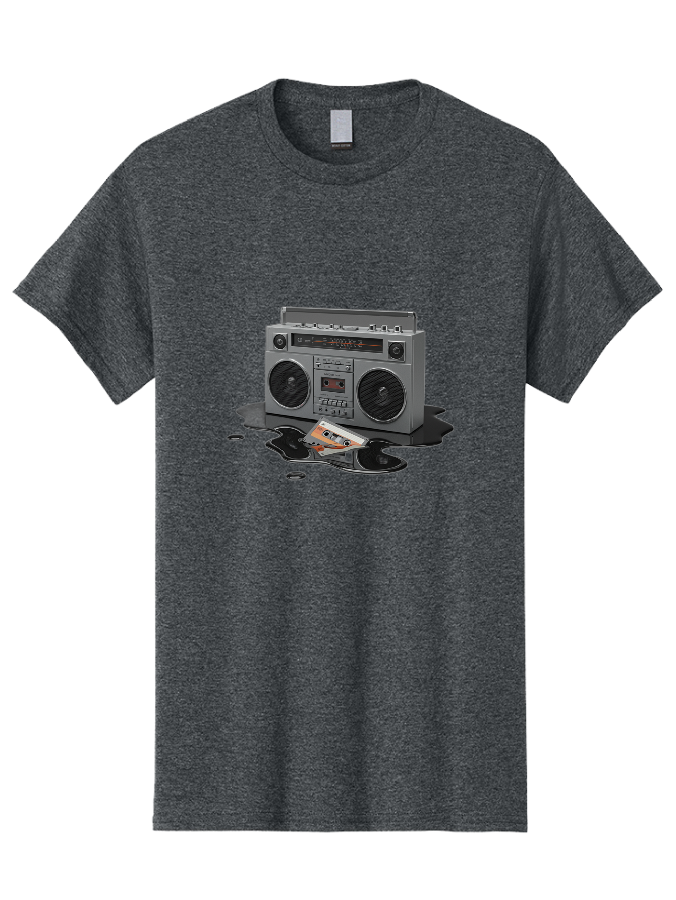 Boombox-2 Men'S Graphic Tee, 100% Cotton, Comfortable Casual Summer Wear, Machine Washable, Vintage Camera, Old Camera, Antique Camera, Black Camera, Classic Photography, Photography Equipment, Nostalgic Device, Film Camera, Camera Art Baf699