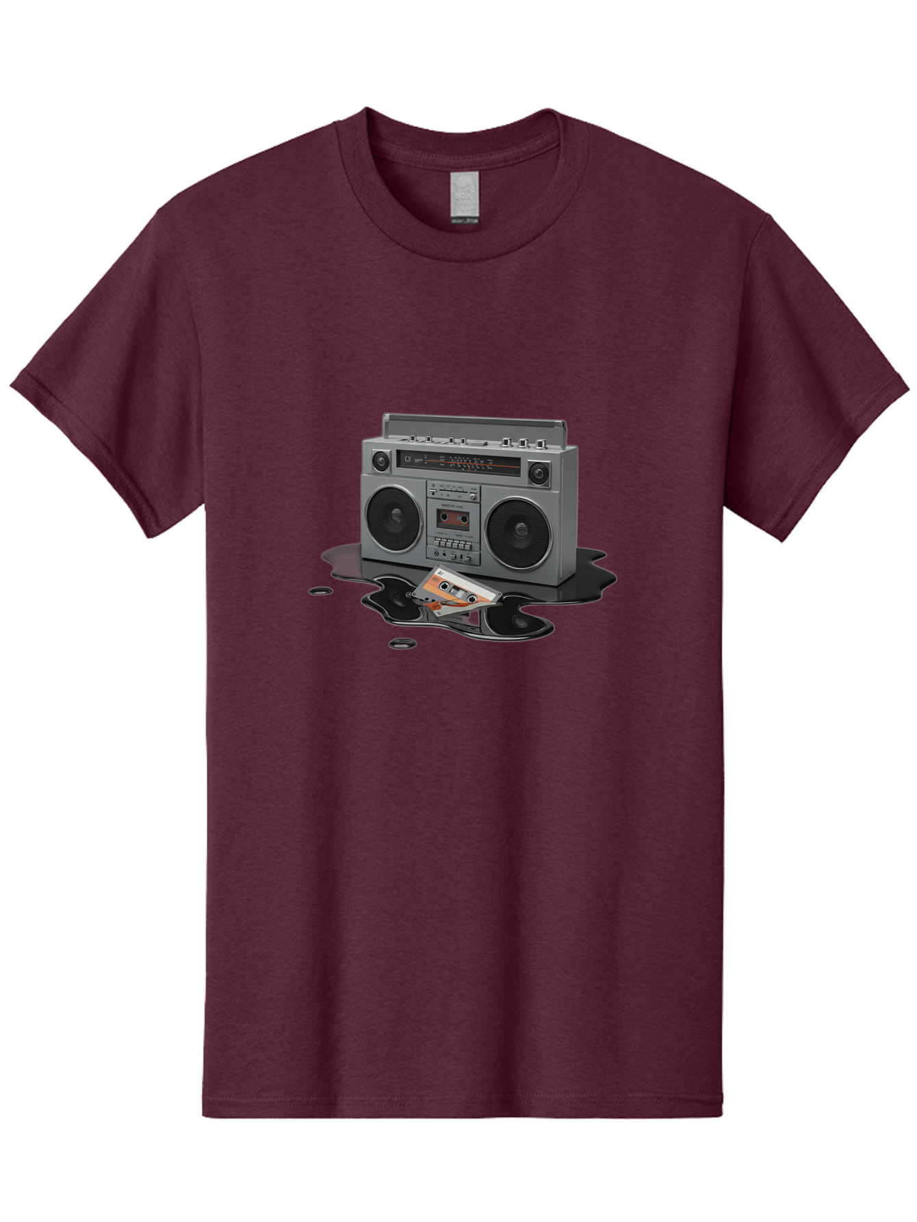 Boombox-2 Men'S Graphic Tee, 100% Cotton, Comfortable Casual Summer Wear, Machine Washable, Vintage Camera, Old Camera, Antique Camera, Black Camera, Classic Photography, Photography Equipment, Nostalgic Device, Film Camera, Camera Art Baf699