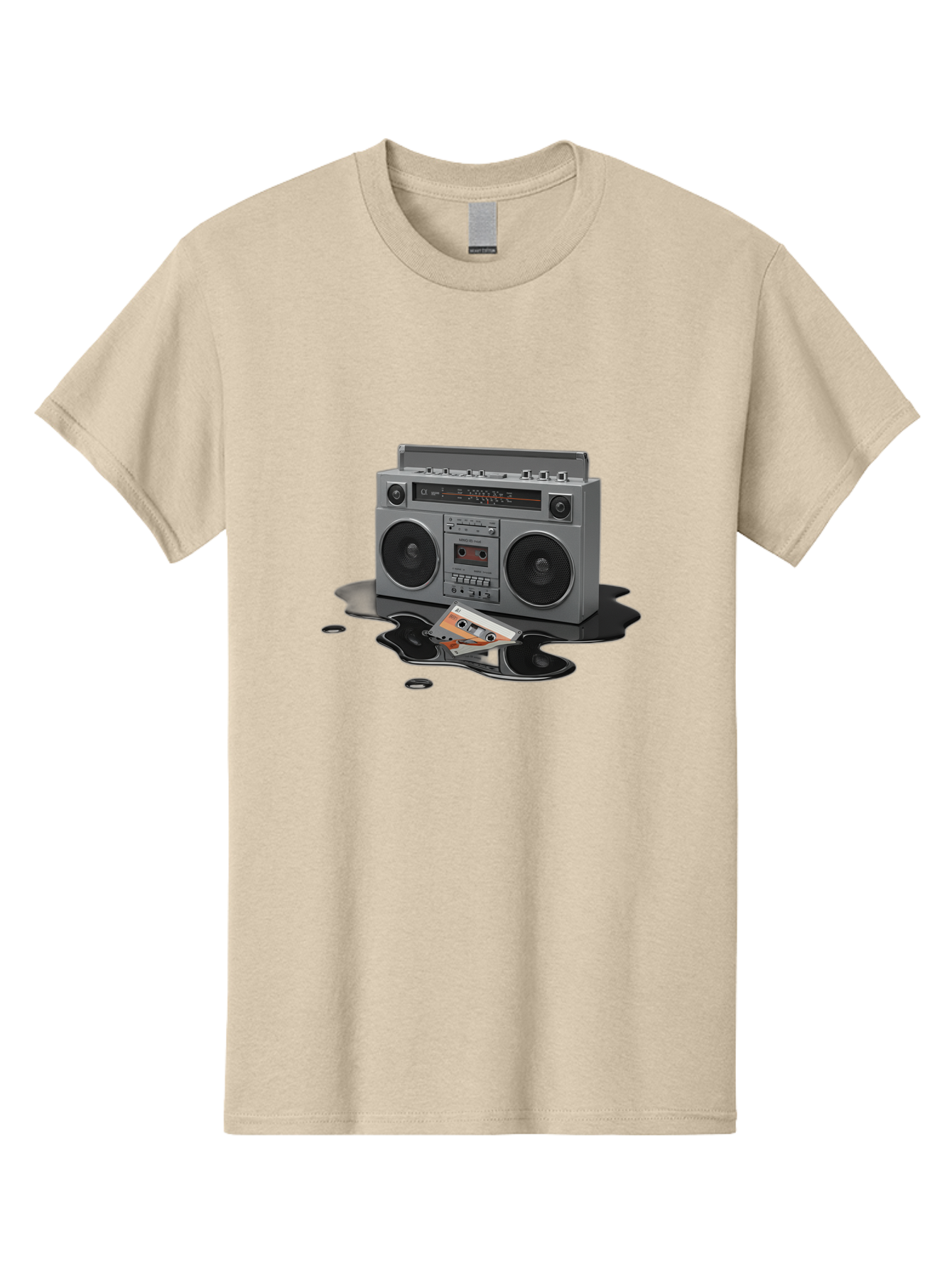 Boombox-2 Men'S Graphic Tee, 100% Cotton, Comfortable Casual Summer Wear, Machine Washable, Vintage Camera, Old Camera, Antique Camera, Black Camera, Classic Photography, Photography Equipment, Nostalgic Device, Film Camera, Camera Art Baf699