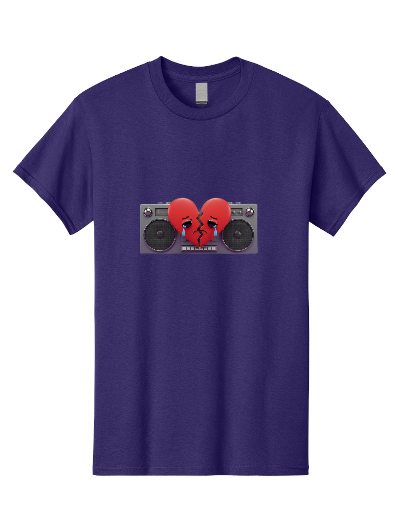 Broken-Heart-Boombox Men'S Graphic Tee, 100% Cotton, Comfortable Casual Summer Wear, Machine Washable, Vintage Camera, Old Camera, Antique Camera, Black Camera, Classic Photography, Photography Equipment, Nostalgic Device, Film Camera, Baf706