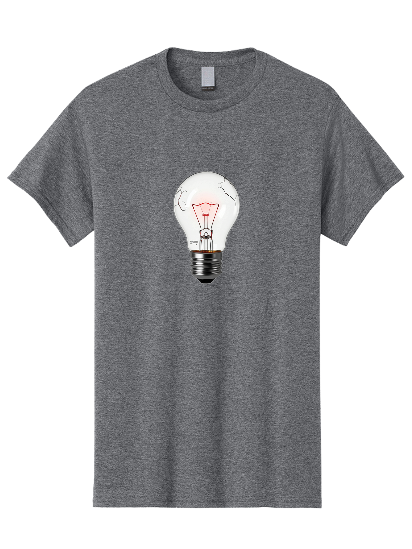 Broken-Light-Bulb-1 Men'S Graphic Tee, 100% Cotton, Comfortable Casual Summer Wear, Machine Washable, Vintage Camera, Old Camera, Antique Camera, Black Camera, Classic Photography, Photography Equipment, Nostalgic Device, Film Camera, Baf707