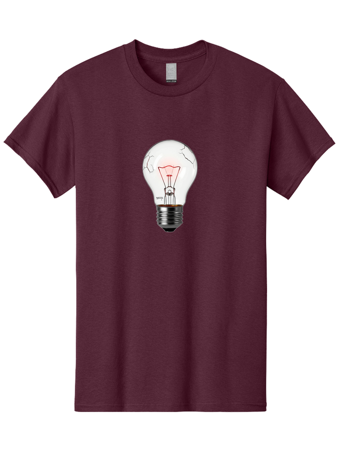 Broken-Light-Bulb-1 Men'S Graphic Tee, 100% Cotton, Comfortable Casual Summer Wear, Machine Washable, Vintage Camera, Old Camera, Antique Camera, Black Camera, Classic Photography, Photography Equipment, Nostalgic Device, Film Camera, Baf707