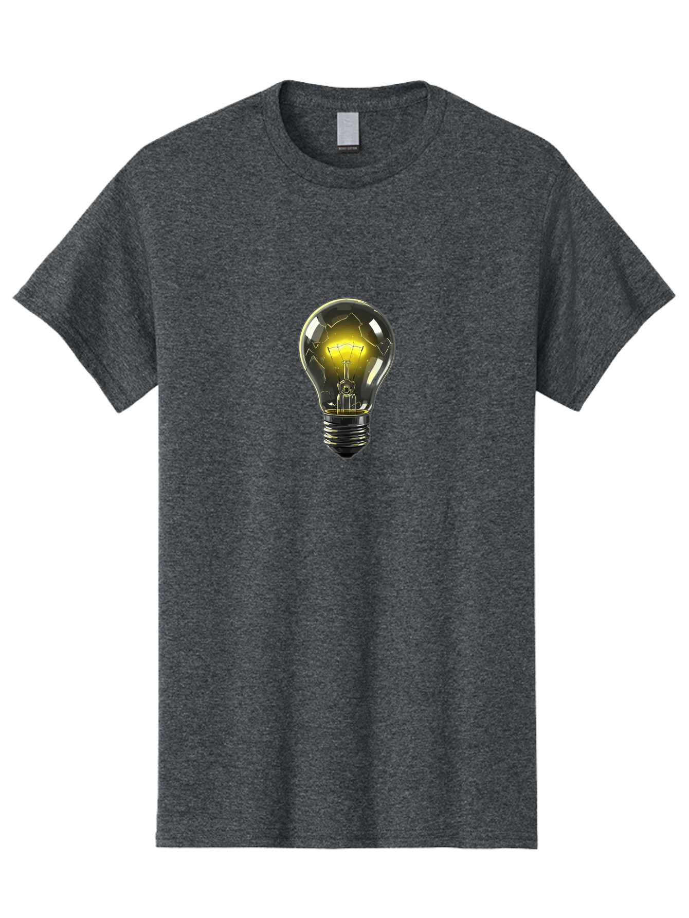 Broken-Light-Bulb-2 Men'S Graphic Tee, 100% Cotton, Comfortable Casual Summer Wear, Machine Washable, Vintage Camera, Old Camera, Antique Camera, Black Camera, Classic Photography, Photography Equipment, Nostalgic Device, Film Camera, Baf708