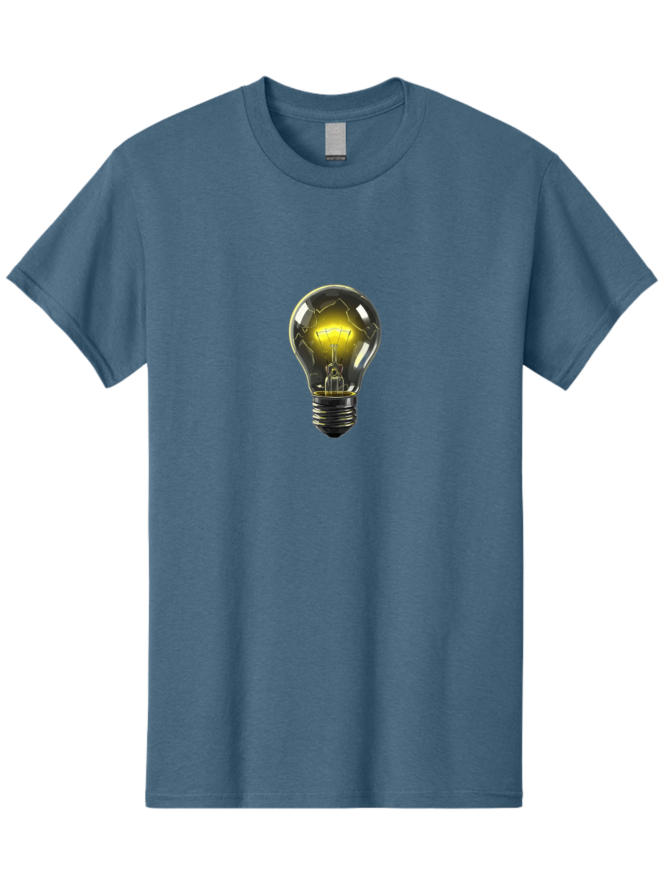 Broken-Light-Bulb-2 Men'S Graphic Tee, 100% Cotton, Comfortable Casual Summer Wear, Machine Washable, Vintage Camera, Old Camera, Antique Camera, Black Camera, Classic Photography, Photography Equipment, Nostalgic Device, Film Camera, Baf708