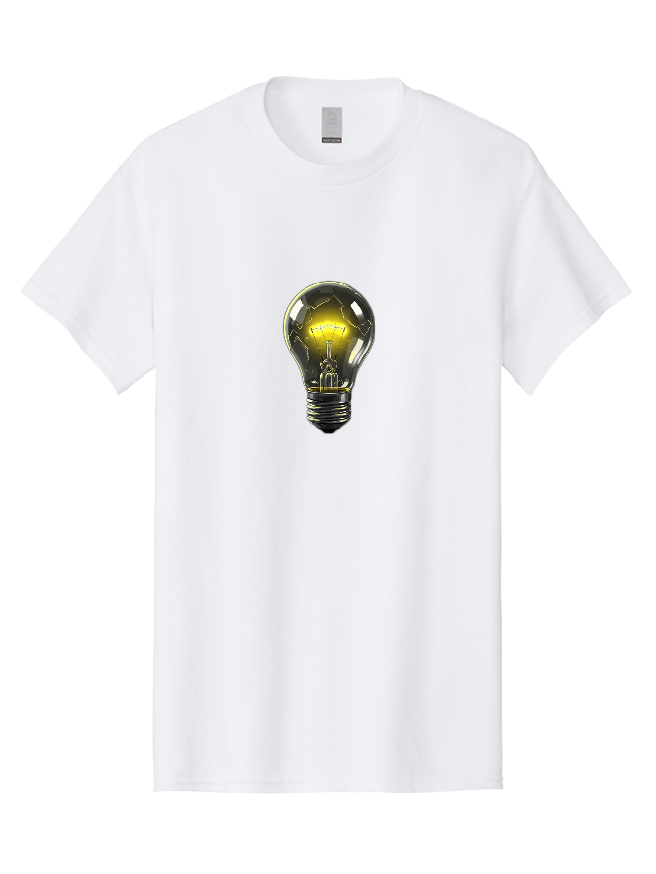 Broken-Light-Bulb-2 Men'S Graphic Tee, 100% Cotton, Comfortable Casual Summer Wear, Machine Washable, Vintage Camera, Old Camera, Antique Camera, Black Camera, Classic Photography, Photography Equipment, Nostalgic Device, Film Camera, Baf708