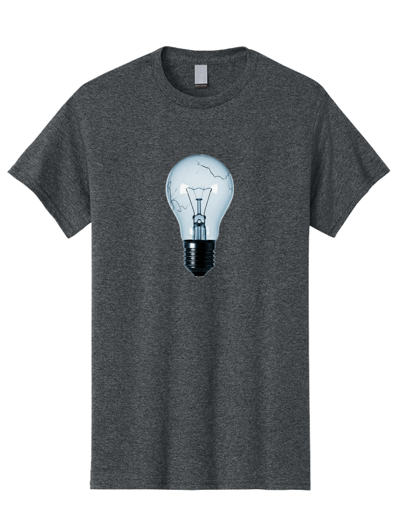 Broken-Light-Bulb-3 Men'S Graphic Tee, 100% Cotton, Comfortable Casual Summer Wear, Machine Washable, Vintage Camera, Old Camera, Antique Camera, Black Camera, Classic Photography, Photography Equipment, Nostalgic Device, Film Camera, Baf709