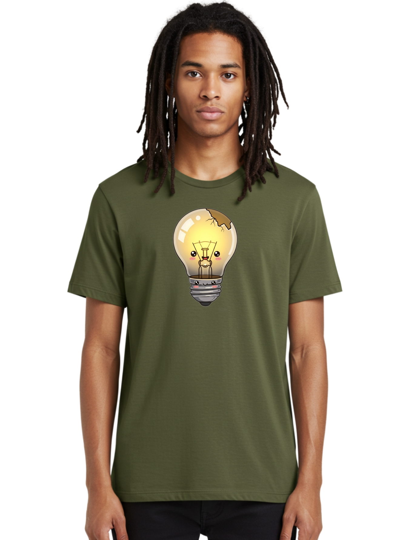 Broken-Light-Bulb Men'S Graphic Tee, 100% Cotton, Comfortable Casual Summer Wear, Machine Washable, Vintage Camera, Old Camera, Antique Camera, Black Camera, Classic Photography, Photography Equipment, Nostalgic Device, Film Camera, Camera Art Baf710