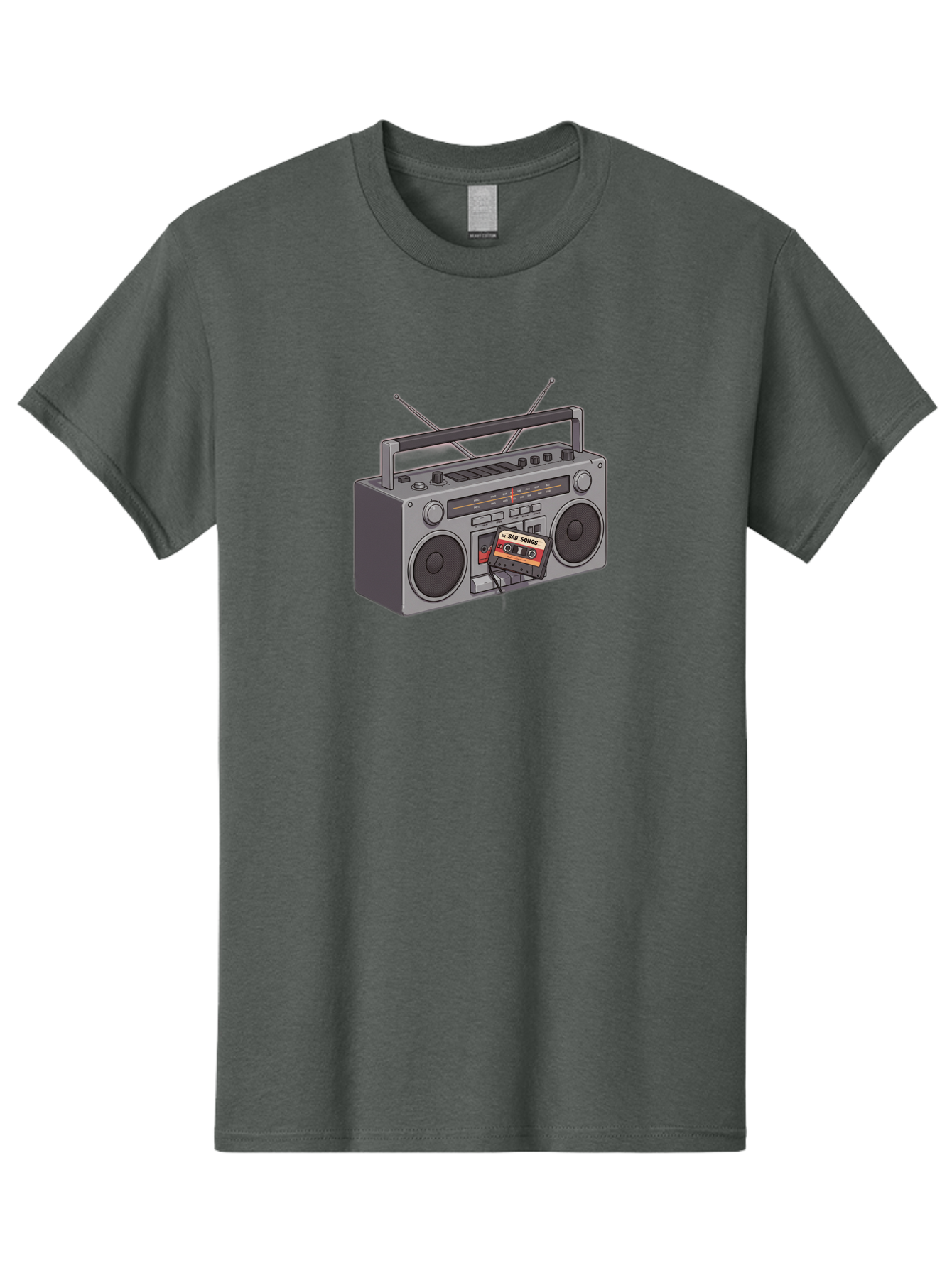 Cassette-Boombox Men'S Graphic Tee, 100% Cotton, Comfortable Casual Summer Wear, Machine Washable, Vintage Camera, Old Camera, Antique Camera, Black Camera, Classic Photography, Photography Equipment, Nostalgic Device, Film Camera, Camera Art Baf712