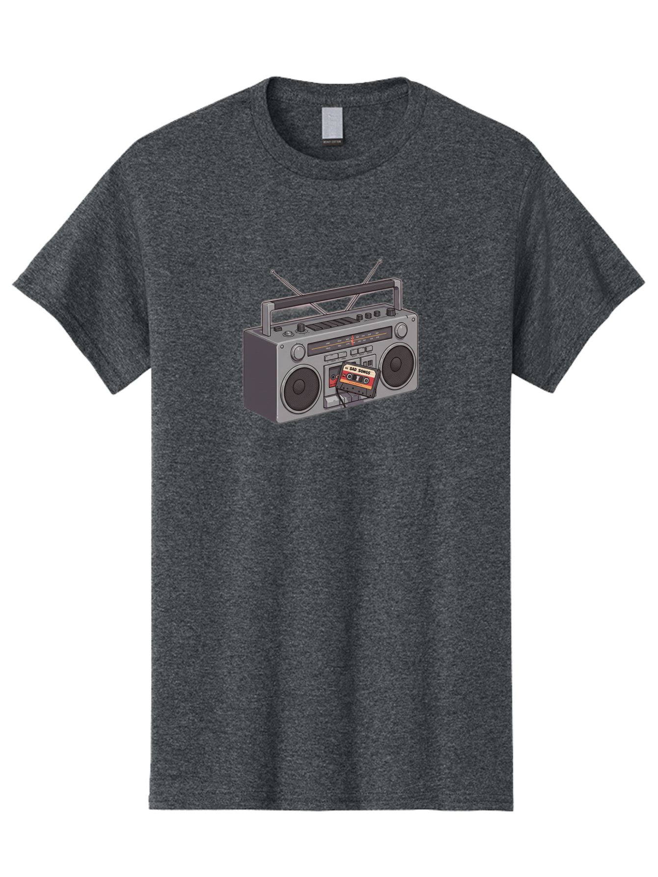 Cassette-Boombox Men'S Graphic Tee, 100% Cotton, Comfortable Casual Summer Wear, Machine Washable, Vintage Camera, Old Camera, Antique Camera, Black Camera, Classic Photography, Photography Equipment, Nostalgic Device, Film Camera, Camera Art Baf712