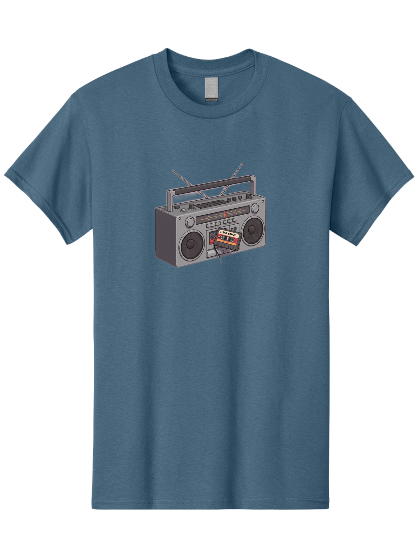 Cassette-Boombox Men'S Graphic Tee, 100% Cotton, Comfortable Casual Summer Wear, Machine Washable, Vintage Camera, Old Camera, Antique Camera, Black Camera, Classic Photography, Photography Equipment, Nostalgic Device, Film Camera, Camera Art Baf712