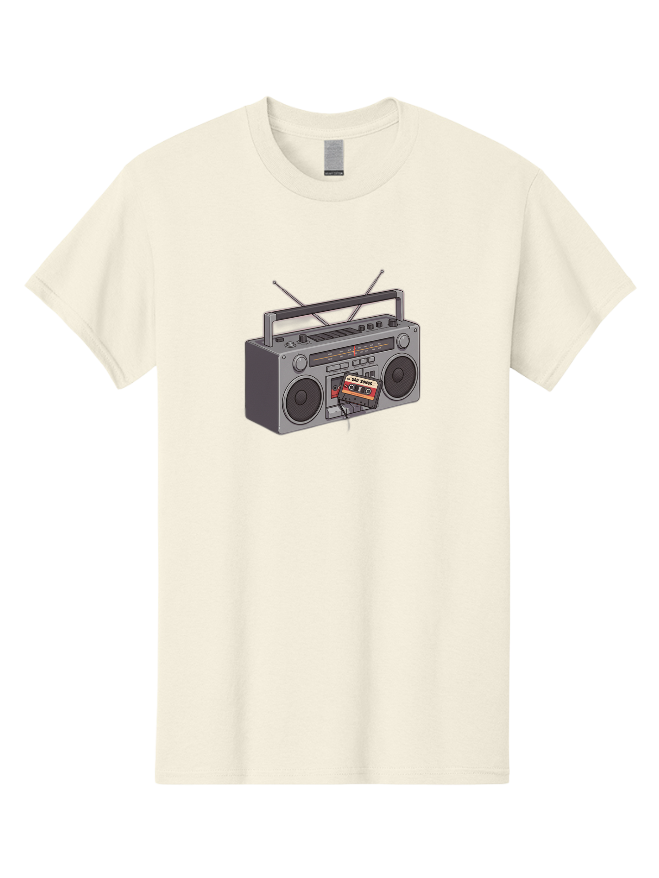 Cassette-Boombox Men'S Graphic Tee, 100% Cotton, Comfortable Casual Summer Wear, Machine Washable, Vintage Camera, Old Camera, Antique Camera, Black Camera, Classic Photography, Photography Equipment, Nostalgic Device, Film Camera, Camera Art Baf712