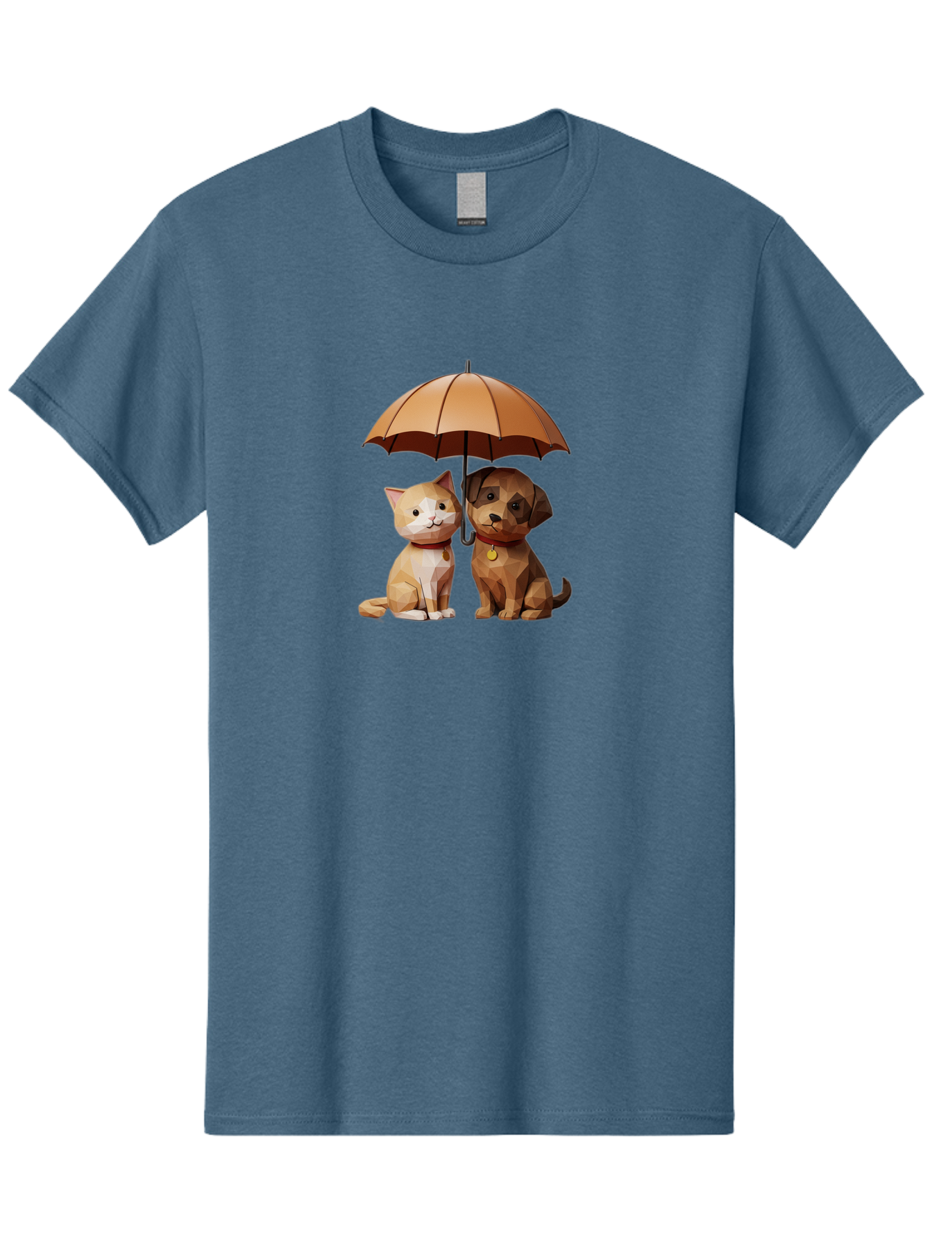 Cat-And-Dog-Under-Umbrella-7 Men'S Graphic Tee, 100% Cotton, Comfortable Casual Summer Wear, Machine Washable, Vintage Camera, Old Camera, Antique Camera, Black Camera, Classic Photography, Photography Equipment, Nostalgic Device, Film Camera, Baf721