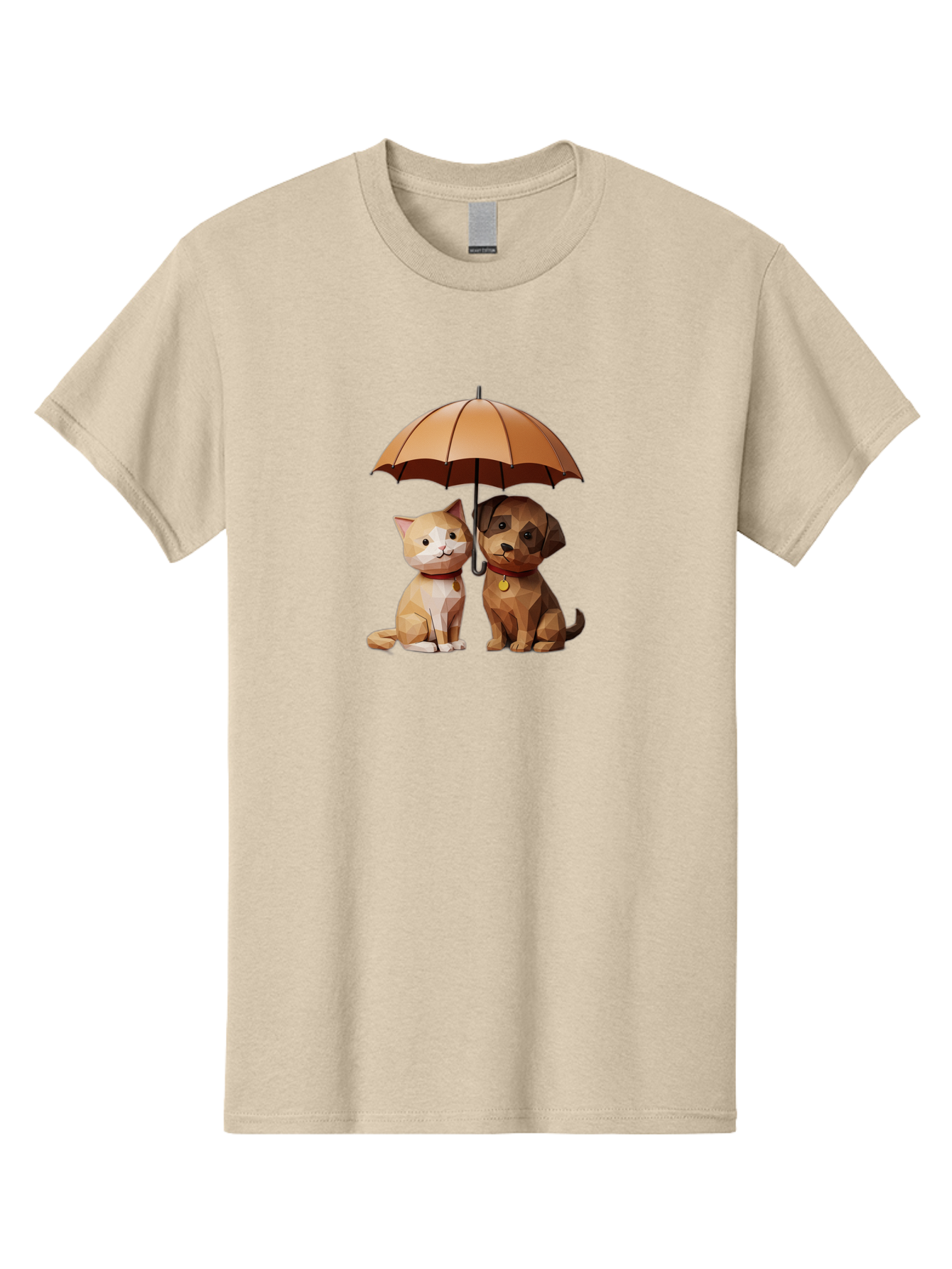 Cat-And-Dog-Under-Umbrella-7 Men'S Graphic Tee, 100% Cotton, Comfortable Casual Summer Wear, Machine Washable, Vintage Camera, Old Camera, Antique Camera, Black Camera, Classic Photography, Photography Equipment, Nostalgic Device, Film Camera, Baf721