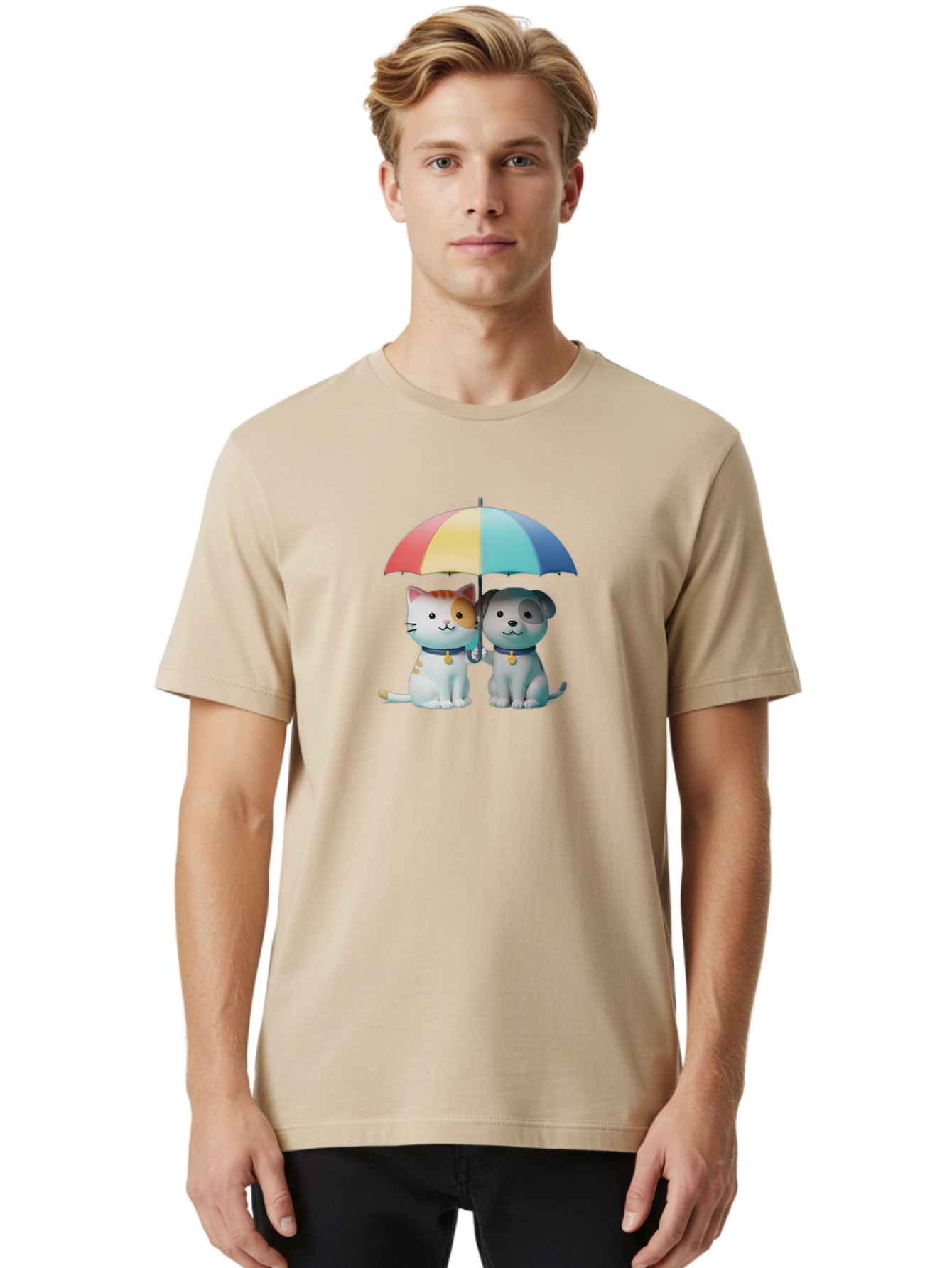 Cat-And-Dog Men'S Graphic Tee, 100% Cotton, Comfortable Casual Summer Wear, Machine Washable, Vintage Camera, Old Camera, Antique Camera, Black Camera, Classic Photography, Photography Equipment, Nostalgic Device, Film Camera, Camera Art Baf723
