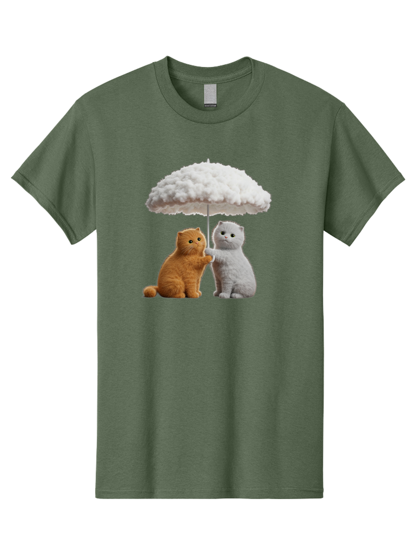 Cats-Under-Cloudy-Umbrella Men'S Graphic Tee, 100% Cotton, Comfortable Casual Summer Wear, Machine Washable, Vintage Camera, Old Camera, Antique Camera, Black Camera, Classic Photography, Photography Equipment, Nostalgic Device, Film Camera, Baf725