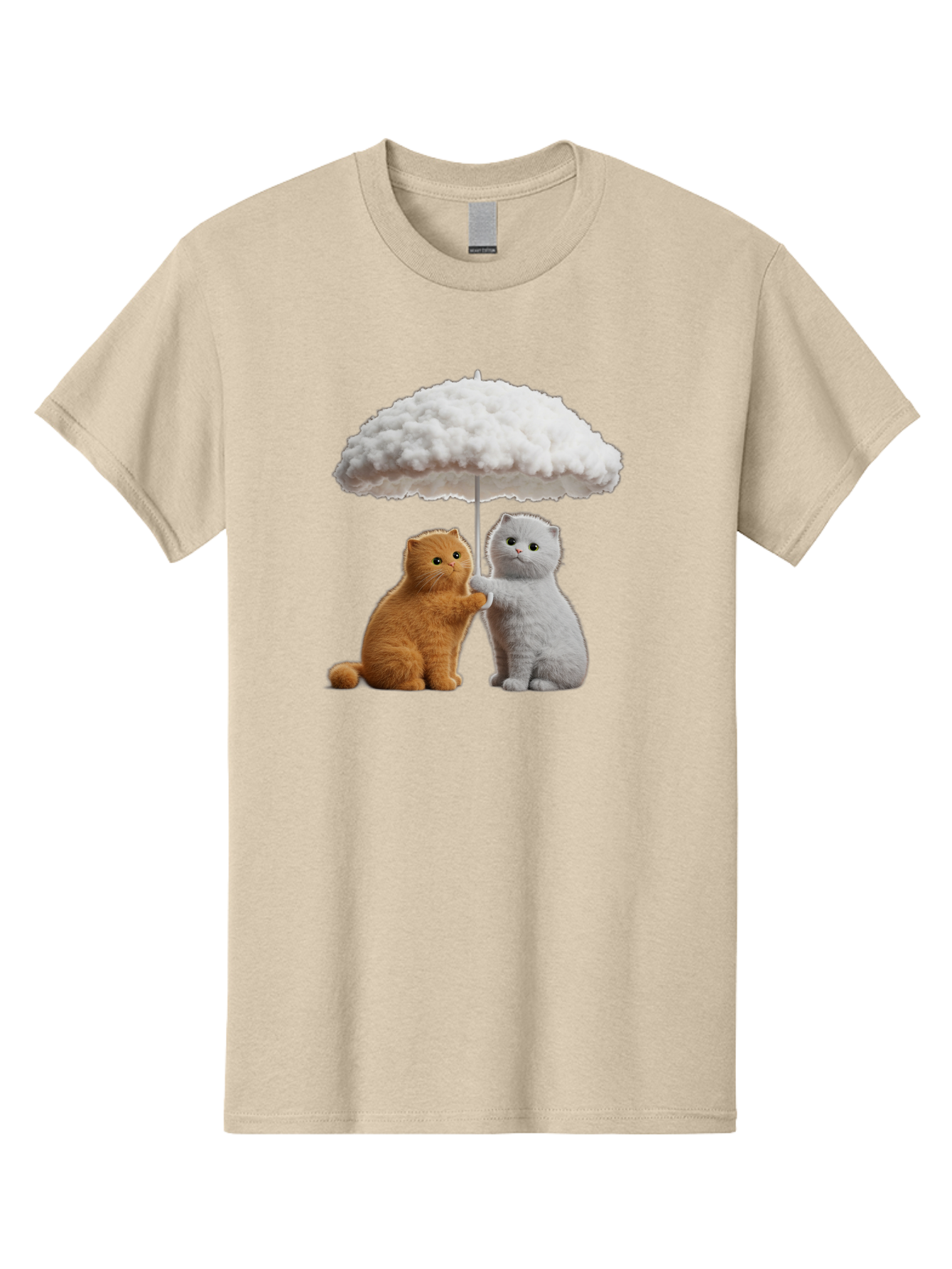 Cats-Under-Cloudy-Umbrella Men'S Graphic Tee, 100% Cotton, Comfortable Casual Summer Wear, Machine Washable, Vintage Camera, Old Camera, Antique Camera, Black Camera, Classic Photography, Photography Equipment, Nostalgic Device, Film Camera, Baf725