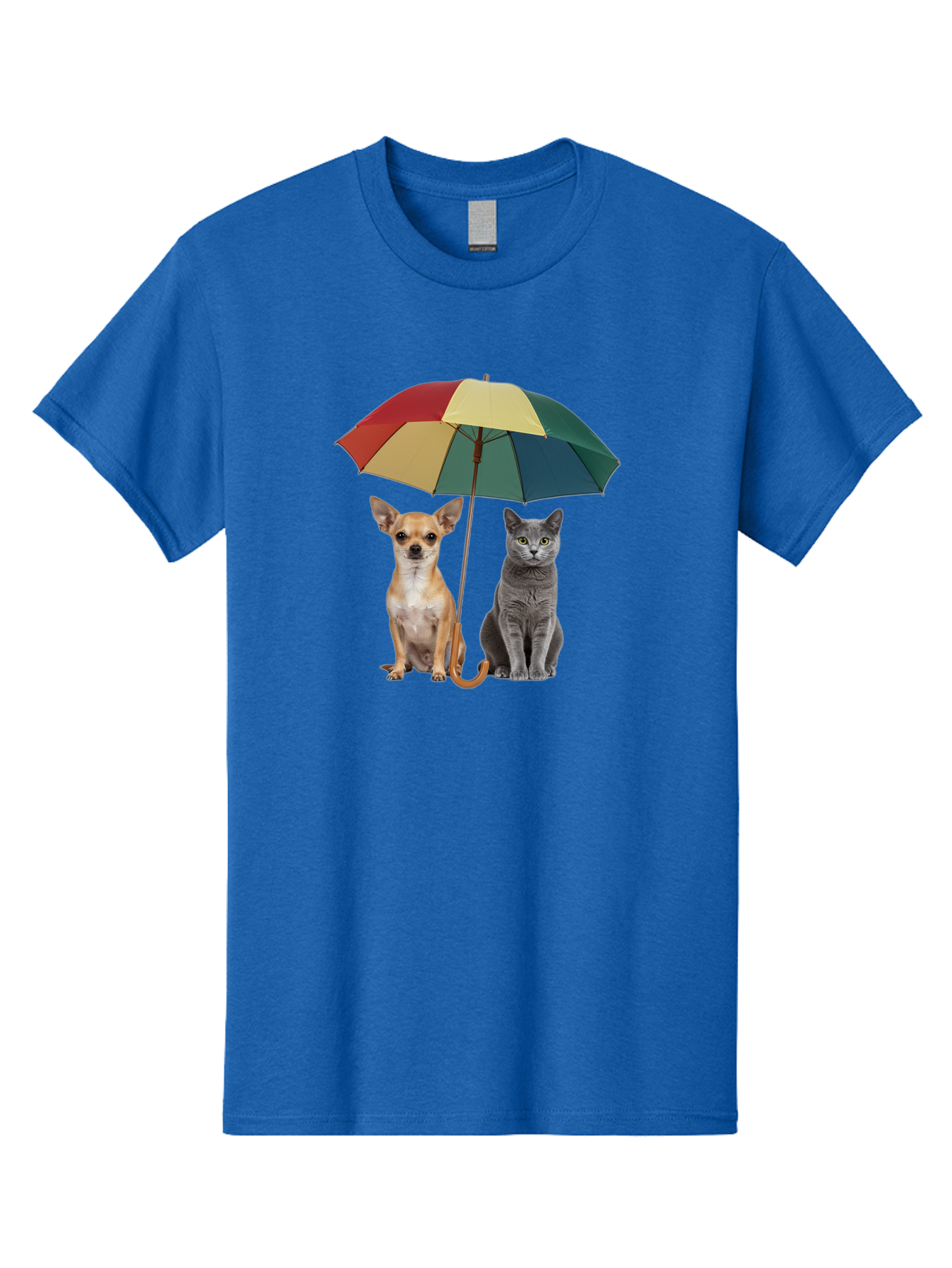 Colorful-Umbrella-Cat-Dog Men'S Graphic Tee, 100% Cotton, Comfortable Casual Summer Wear, Machine Washable, Vintage Camera, Old Camera, Antique Camera, Black Camera, Classic Photography, Photography Equipment, Nostalgic Device, Film Camera, Baf728
