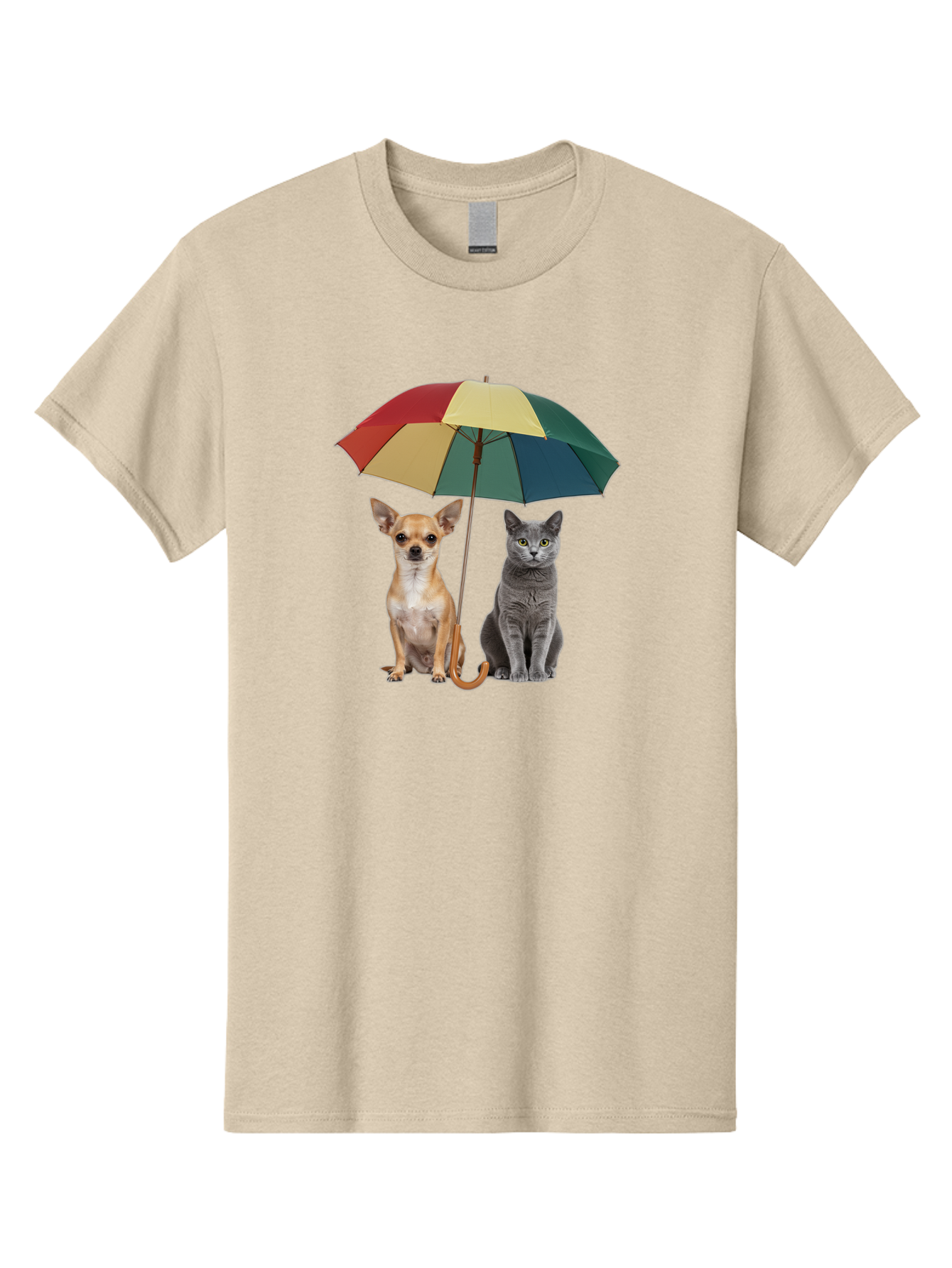 Colorful-Umbrella-Cat-Dog Men'S Graphic Tee, 100% Cotton, Comfortable Casual Summer Wear, Machine Washable, Vintage Camera, Old Camera, Antique Camera, Black Camera, Classic Photography, Photography Equipment, Nostalgic Device, Film Camera, Baf728