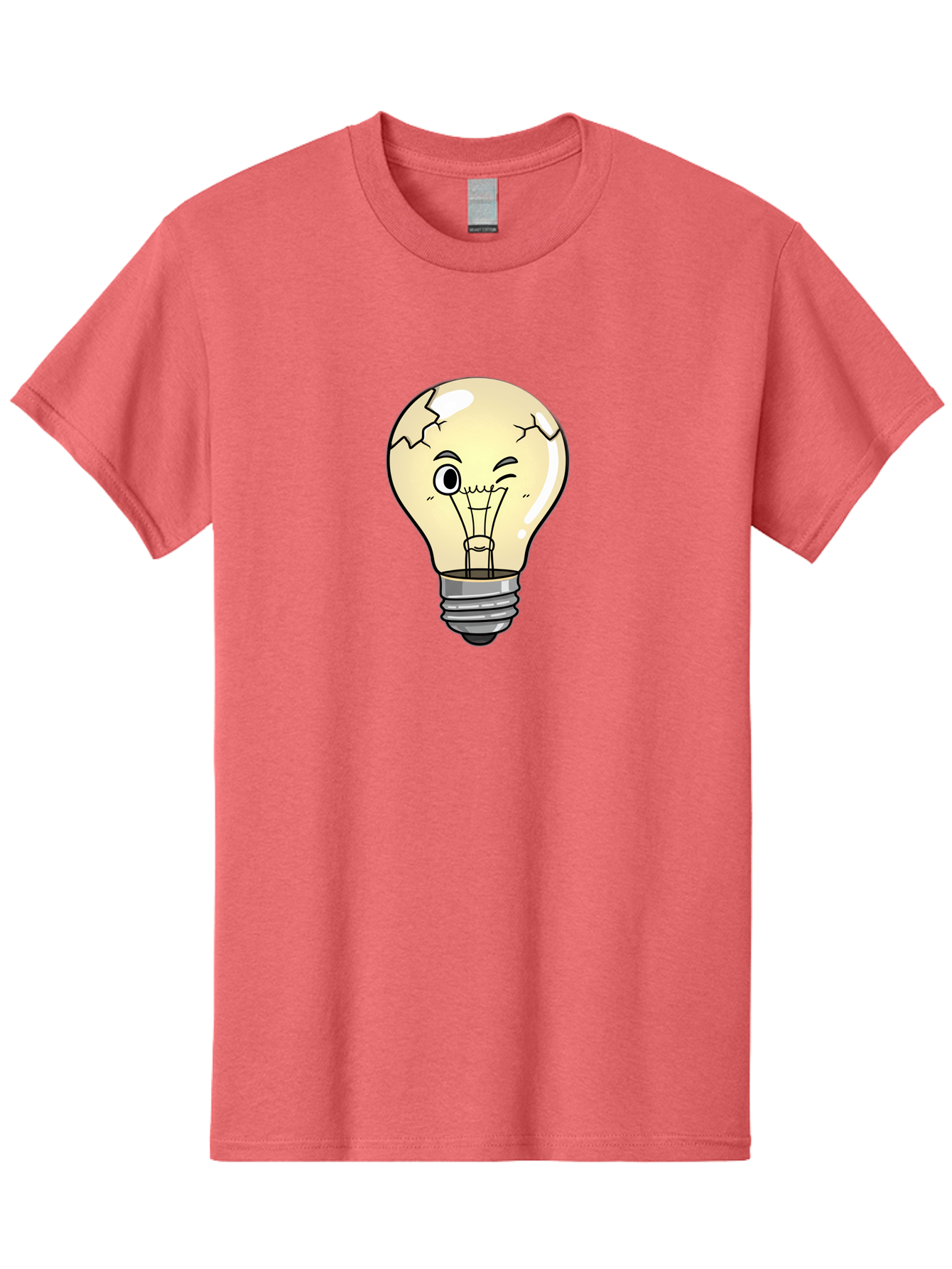 Cracked-Light-Bulb-14 Men'S Graphic Tee, 100% Cotton, Comfortable Casual Summer Wear, Machine Washable, Vintage Camera, Old Camera, Antique Camera, Black Camera, Classic Photography, Photography Equipment, Nostalgic Device, Film Camera, Baf736