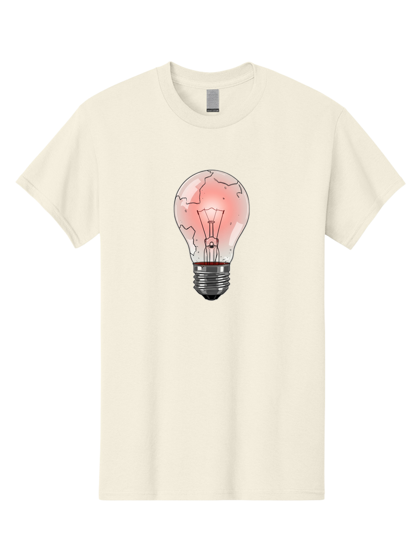 Cracked-Light-Bulb-18 Men'S Graphic Tee, 100% Cotton, Comfortable Casual Summer Wear, Machine Washable, Vintage Camera, Old Camera, Antique Camera, Black Camera, Classic Photography, Photography Equipment, Nostalgic Device, Film Camera, Baf740