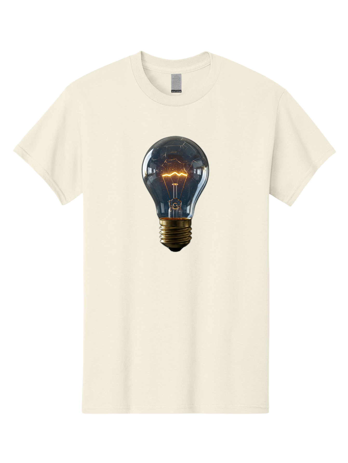 Cracked-Light-Bulb-19 Men'S Graphic Tee, 100% Cotton, Comfortable Casual Summer Wear, Machine Washable, Vintage Camera, Old Camera, Antique Camera, Black Camera, Classic Photography, Photography Equipment, Nostalgic Device, Film Camera, Baf741