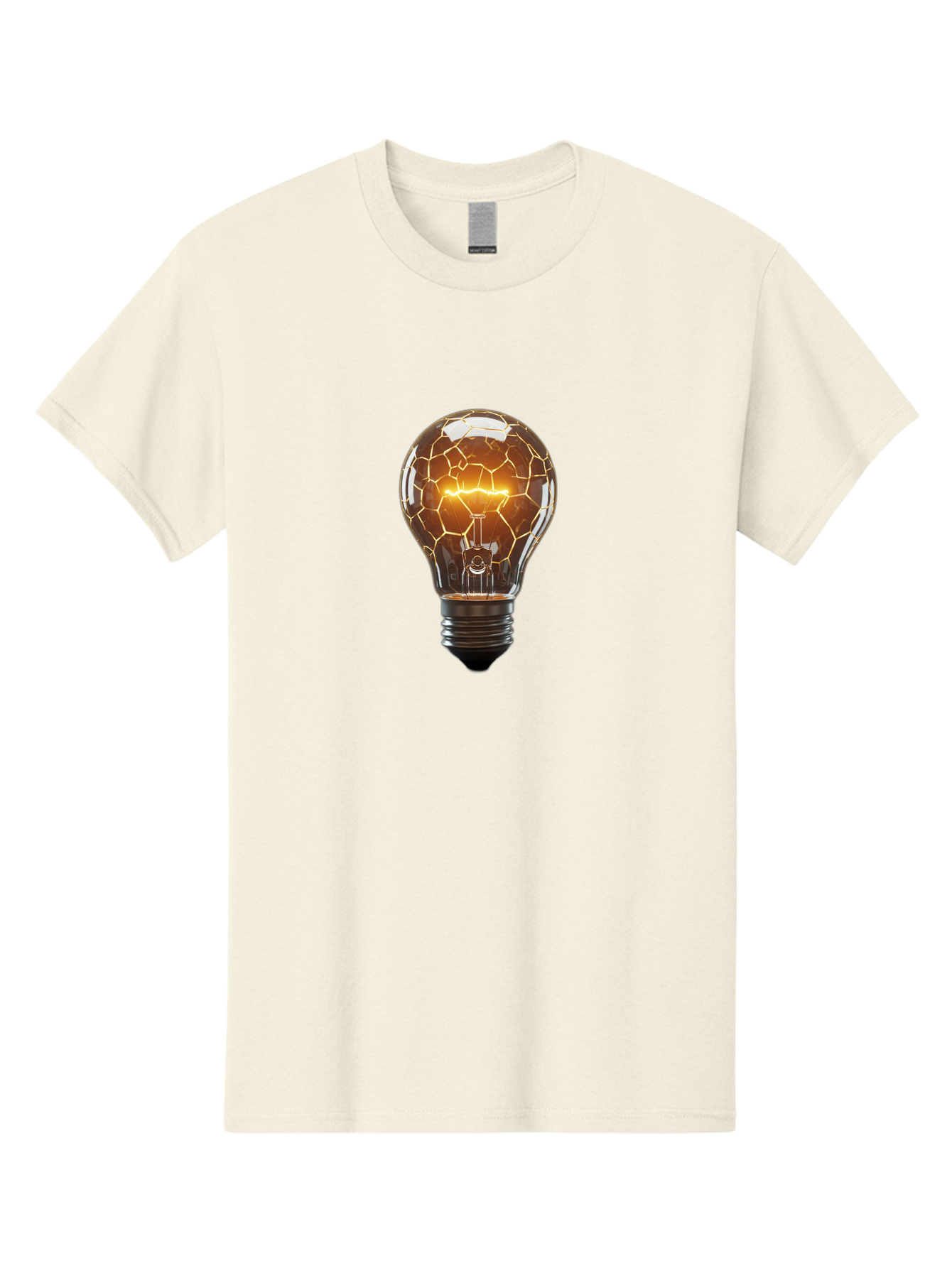 Cracked-Light-Bulb-8 Men'S Graphic Tee, 100% Cotton, Comfortable Casual Summer Wear, Machine Washable, Vintage Camera, Old Camera, Antique Camera, Black Camera, Classic Photography, Photography Equipment, Nostalgic Device, Film Camera, Baf748