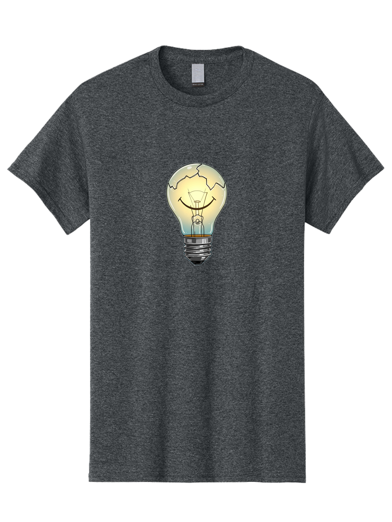 Cracked-Lightbulb Men'S Graphic Tee, 100% Cotton, Comfortable Casual Summer Wear, Machine Washable, Vintage Camera, Old Camera, Antique Camera, Black Camera, Classic Photography, Photography Equipment, Nostalgic Device, Film Camera, Camera Art Baf752