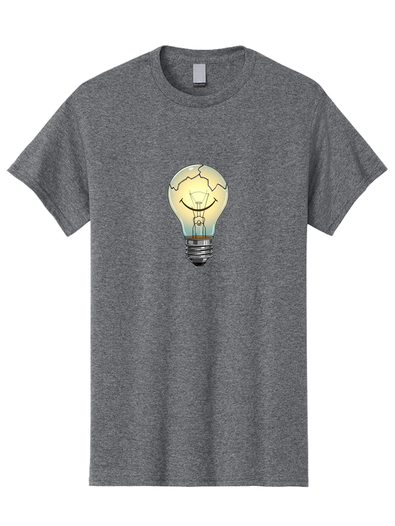 Cracked-Lightbulb Men'S Graphic Tee, 100% Cotton, Comfortable Casual Summer Wear, Machine Washable, Vintage Camera, Old Camera, Antique Camera, Black Camera, Classic Photography, Photography Equipment, Nostalgic Device, Film Camera, Camera Art Baf752