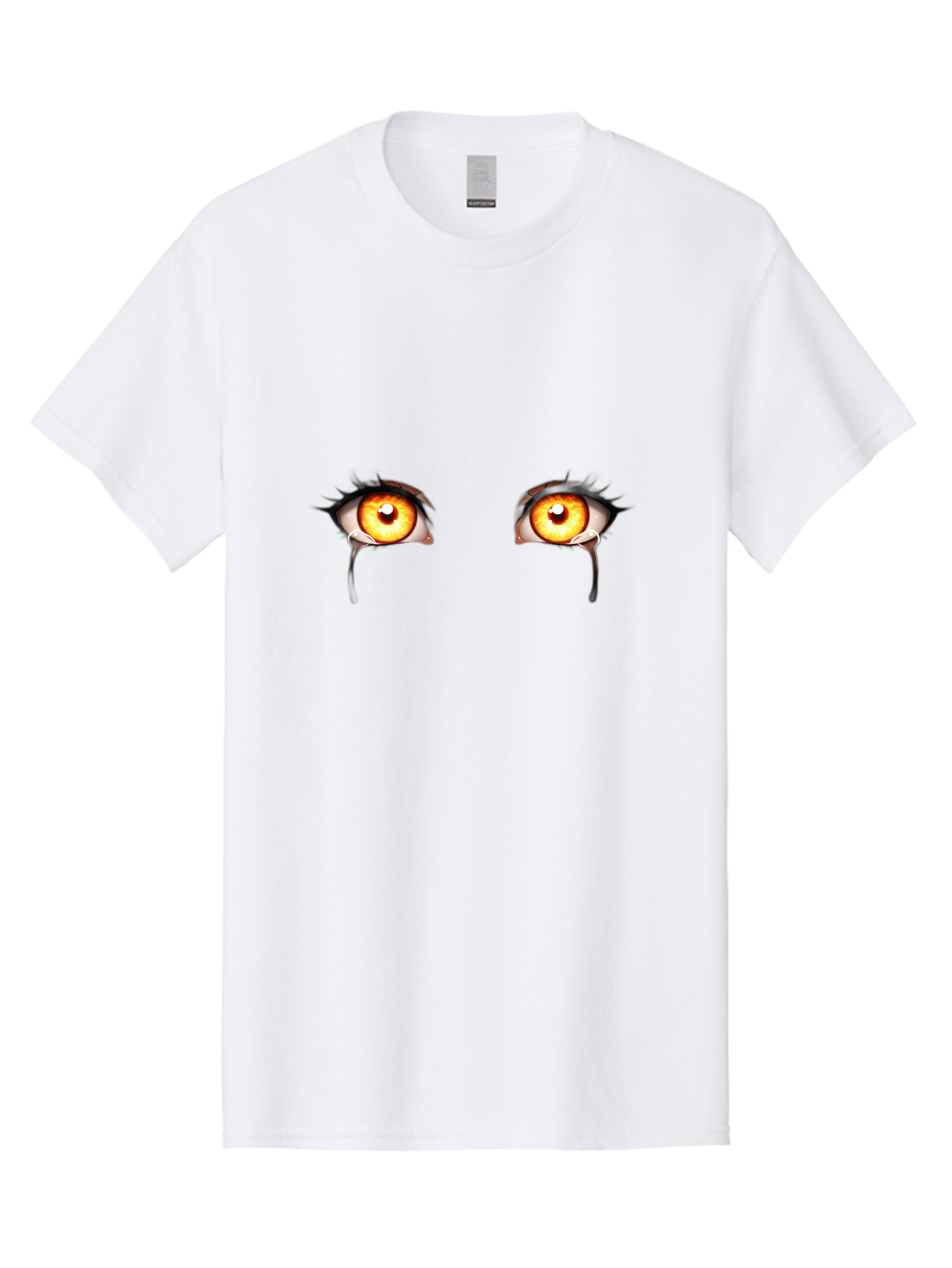 Crying-Eyes-2 Men'S Graphic Tee, 100% Cotton, Comfortable Casual Summer Wear, Machine Washable, Vintage Camera, Old Camera, Antique Camera, Black Camera, Classic Photography, Photography Equipment, Nostalgic Device, Film Camera, Camera Art Baf757