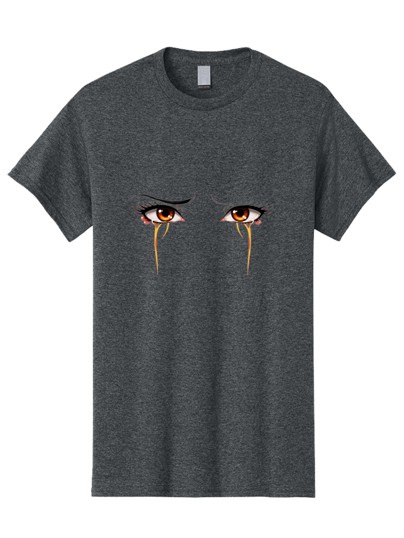 Crying-Eyes-3 Men'S Graphic Tee, 100% Cotton, Comfortable Casual Summer Wear, Machine Washable, Vintage Camera, Old Camera, Antique Camera, Black Camera, Classic Photography, Photography Equipment, Nostalgic Device, Film Camera, Camera Art Baf758