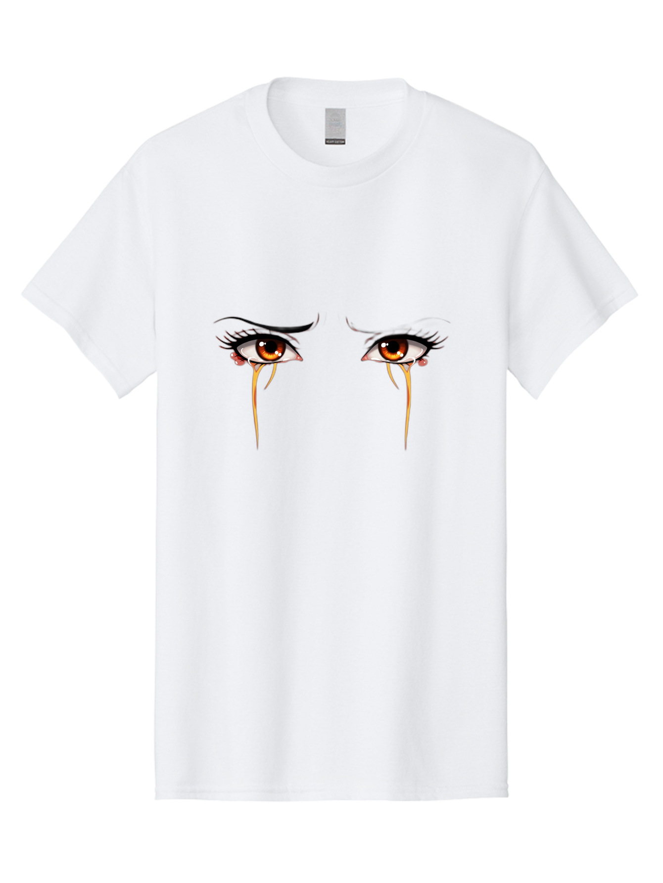 Crying-Eyes-3 Men'S Graphic Tee, 100% Cotton, Comfortable Casual Summer Wear, Machine Washable, Vintage Camera, Old Camera, Antique Camera, Black Camera, Classic Photography, Photography Equipment, Nostalgic Device, Film Camera, Camera Art Baf758
