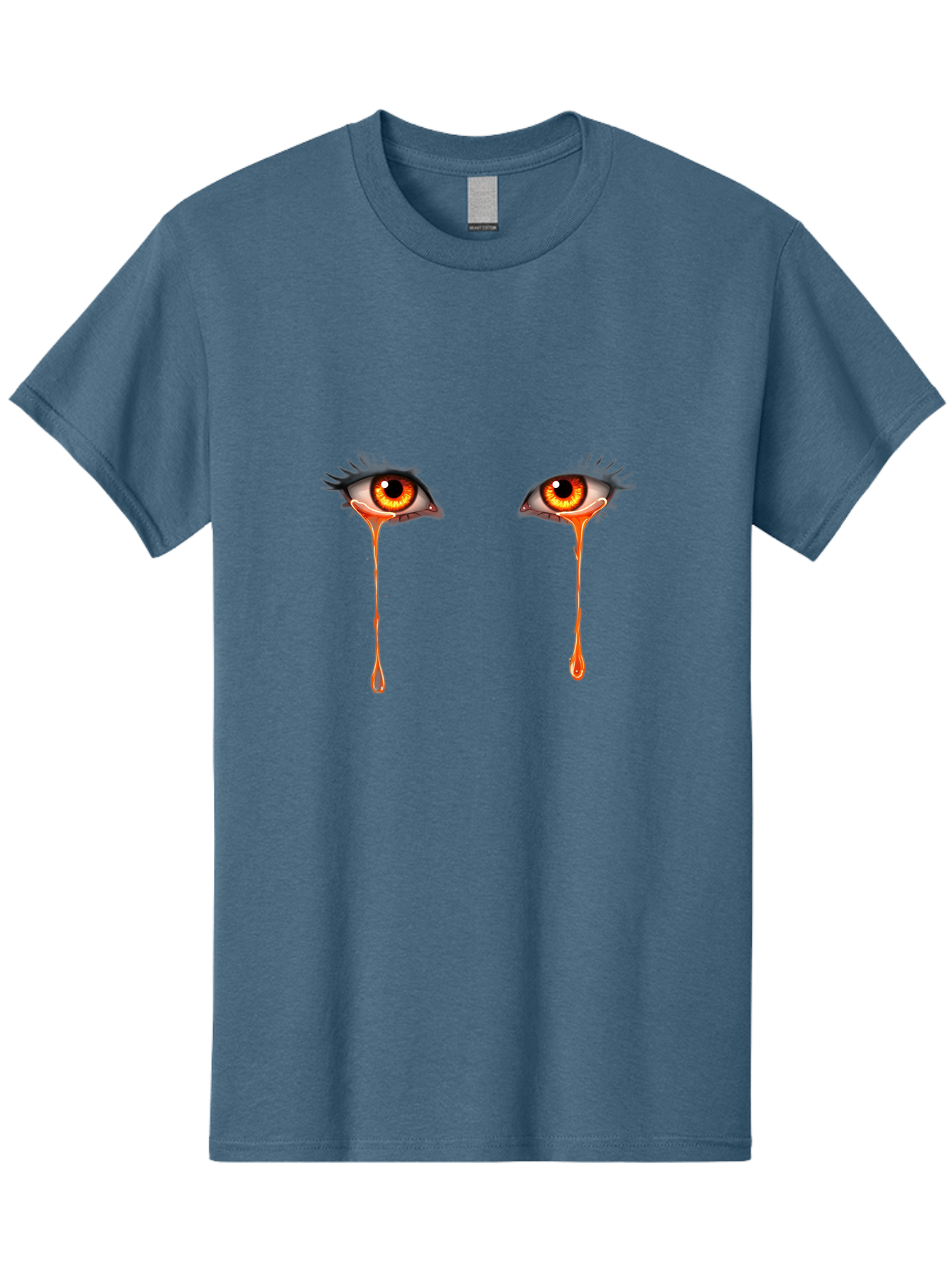 Crying-Eyes-4 Men'S Graphic Tee, 100% Cotton, Comfortable Casual Summer Wear, Machine Washable, Vintage Camera, Old Camera, Antique Camera, Black Camera, Classic Photography, Photography Equipment, Nostalgic Device, Film Camera, Camera Art Baf759