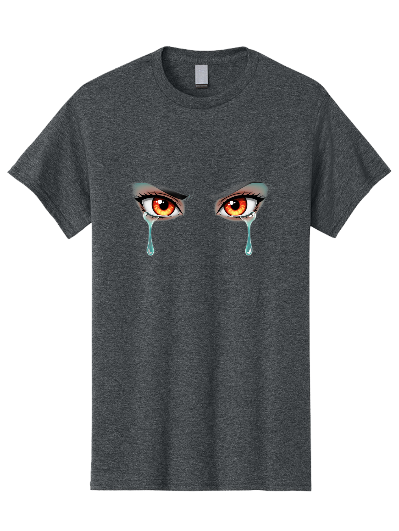 Crying-Eyes-5 Men'S Graphic Tee, 100% Cotton, Comfortable Casual Summer Wear, Machine Washable, Vintage Camera, Old Camera, Antique Camera, Black Camera, Classic Photography, Photography Equipment, Nostalgic Device, Film Camera, Camera Art Baf760