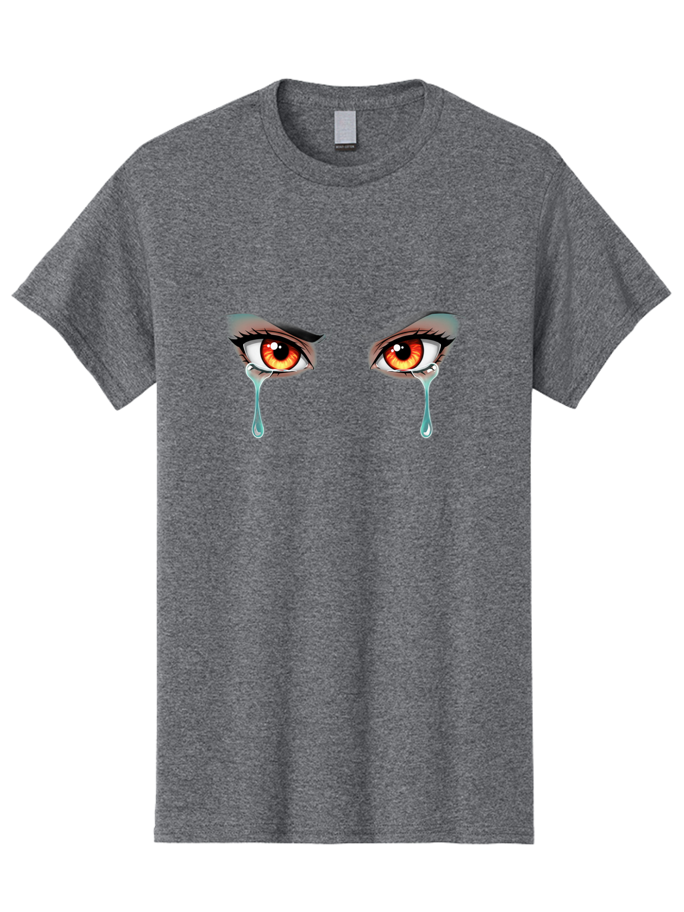 Crying-Eyes-5 Men'S Graphic Tee, 100% Cotton, Comfortable Casual Summer Wear, Machine Washable, Vintage Camera, Old Camera, Antique Camera, Black Camera, Classic Photography, Photography Equipment, Nostalgic Device, Film Camera, Camera Art Baf760
