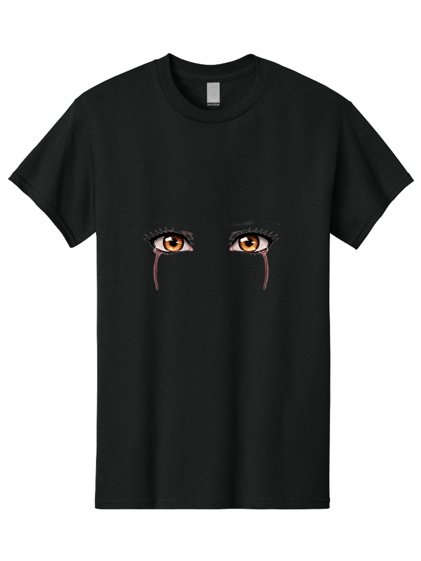 Crying-Eyes-6 Men'S Graphic Tee, 100% Cotton, Comfortable Casual Summer Wear, Machine Washable, Vintage Camera, Old Camera, Antique Camera, Black Camera, Classic Photography, Photography Equipment, Nostalgic Device, Film Camera, Camera Art Baf761