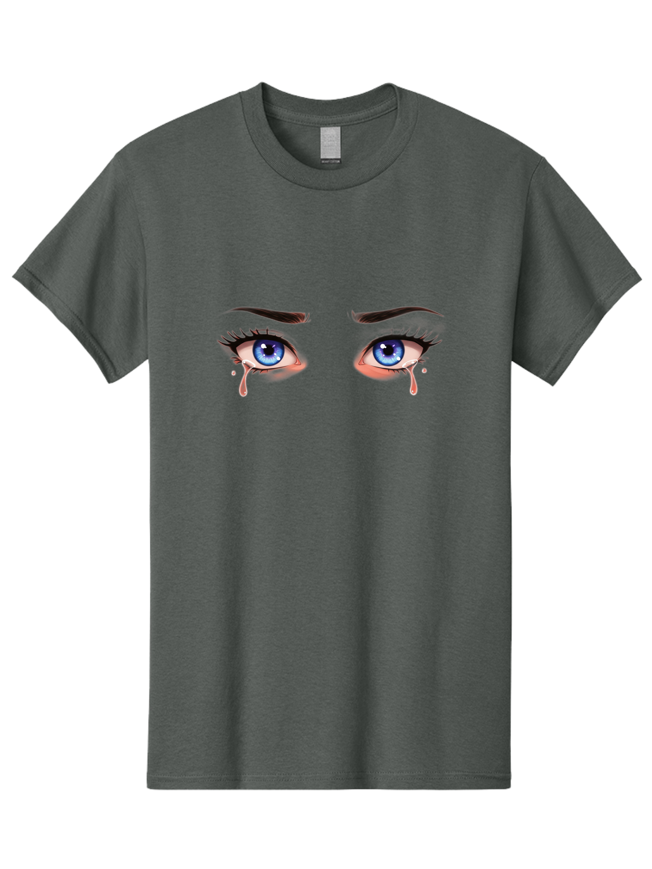 Crying-Eyes-7 Men'S Graphic Tee, 100% Cotton, Comfortable Casual Summer Wear, Machine Washable, Vintage Camera, Old Camera, Antique Camera, Black Camera, Classic Photography, Photography Equipment, Nostalgic Device, Film Camera, Camera Art Baf762