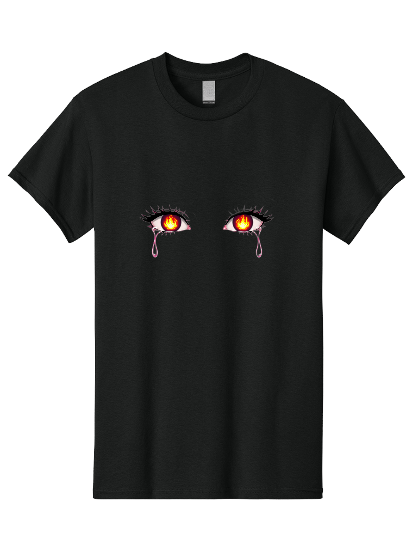 Crying-Eyes-With-Fiery-Iris Men'S Graphic Tee, 100% Cotton, Comfortable Casual Summer Wear, Machine Washable, Vintage Camera, Old Camera, Antique Camera, Black Camera, Classic Photography, Photography Equipment, Nostalgic Device, Film Camera, Baf765