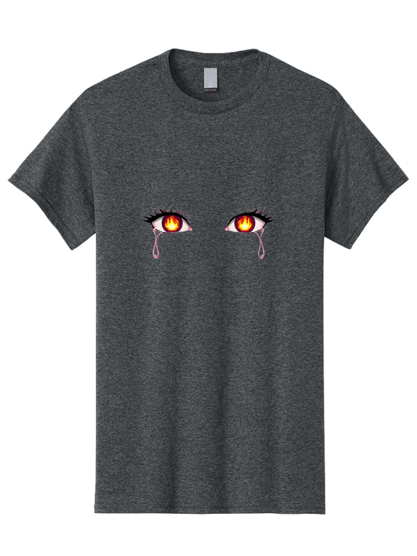 Crying-Eyes-With-Fiery-Iris Men'S Graphic Tee, 100% Cotton, Comfortable Casual Summer Wear, Machine Washable, Vintage Camera, Old Camera, Antique Camera, Black Camera, Classic Photography, Photography Equipment, Nostalgic Device, Film Camera, Baf765