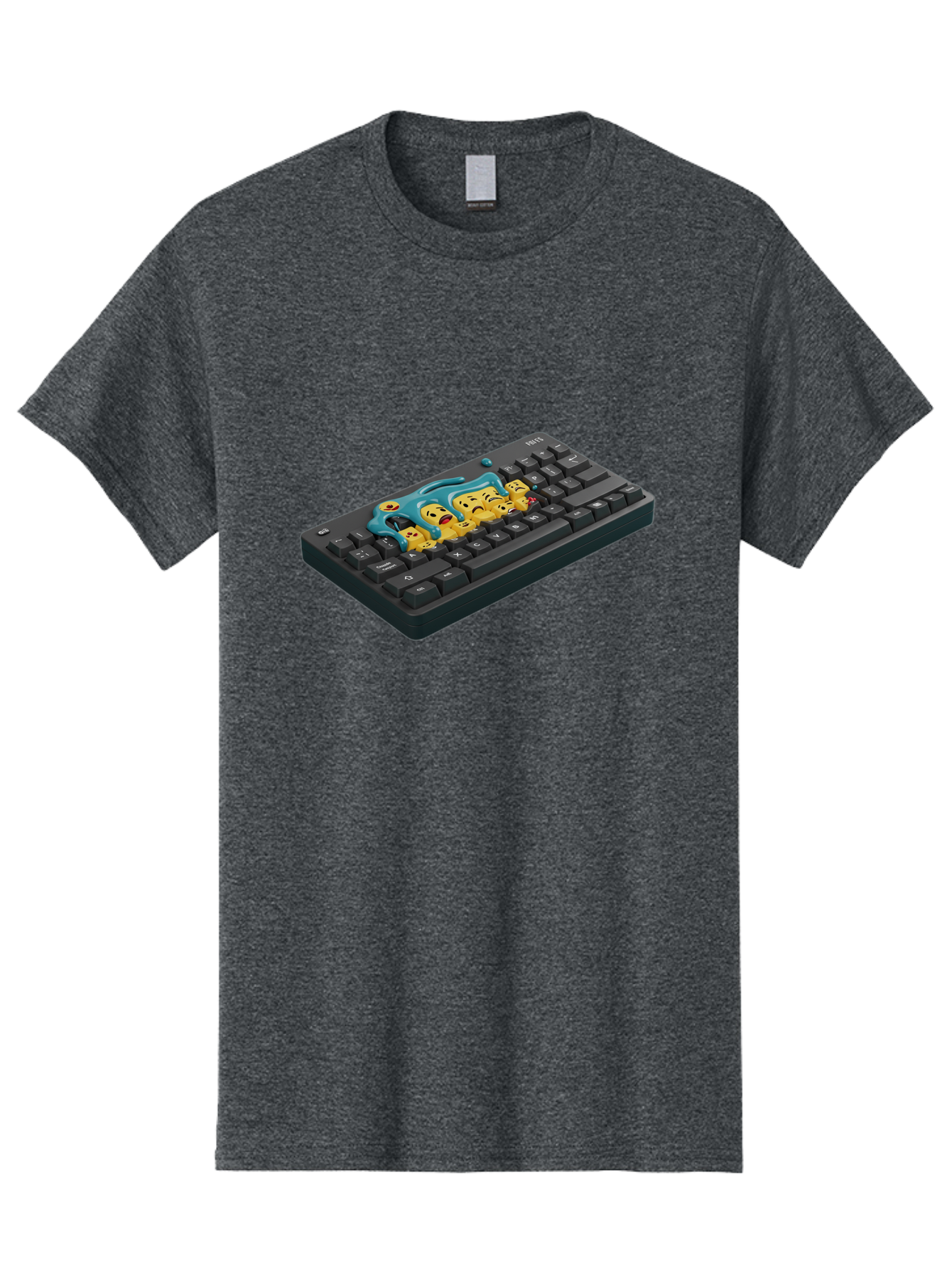 Crying-Laughing-Emojis-On-Keyboard Men'S Graphic Tee, 100% Cotton, Comfortable Casual Summer Wear, Machine Washable, Vintage Camera, Old Camera, Antique Camera, Black Camera, Classic Photography, Photography Equipment, Nostalgic Device, Baf771
