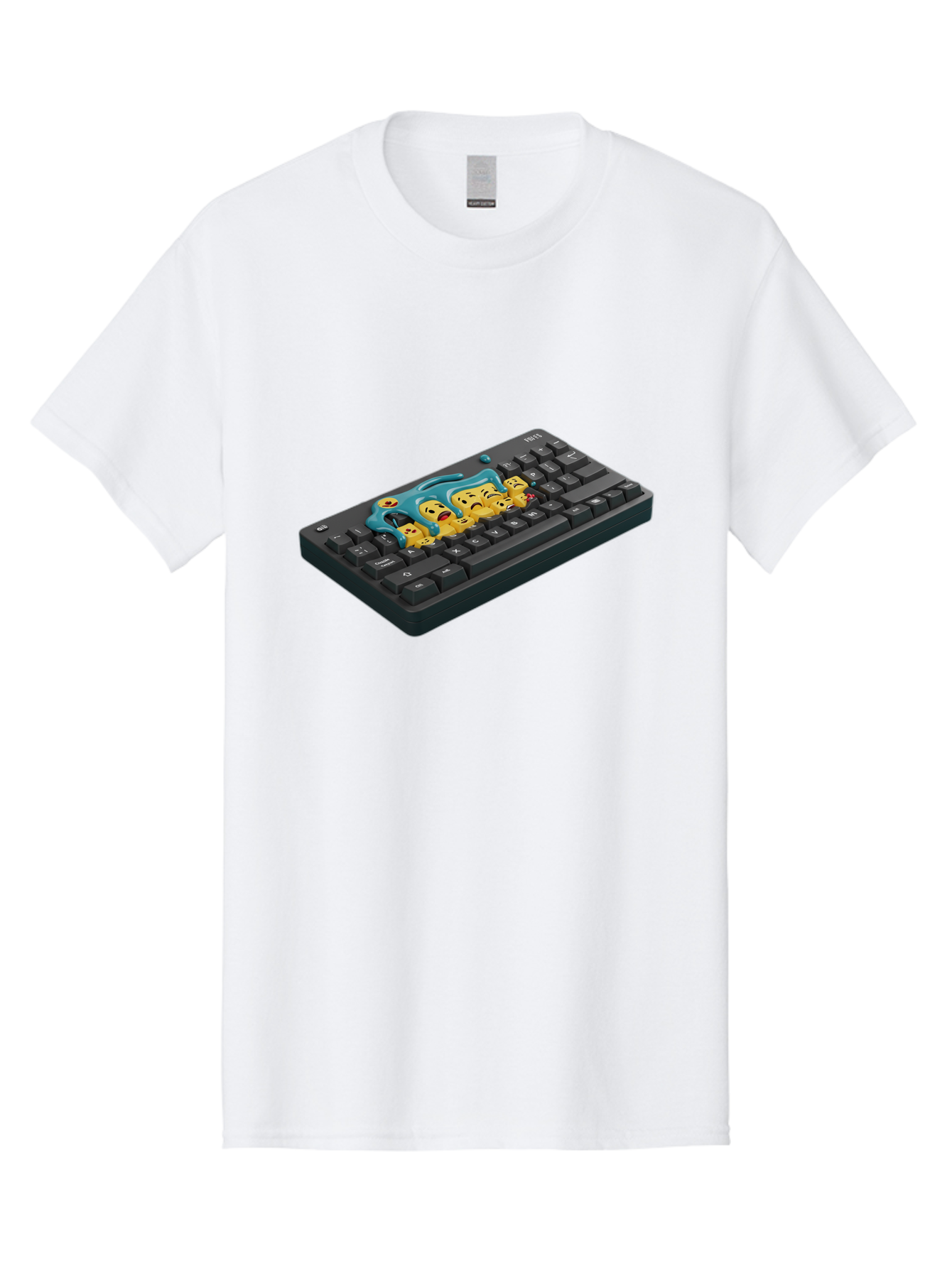 Crying-Laughing-Emojis-On-Keyboard Men'S Graphic Tee, 100% Cotton, Comfortable Casual Summer Wear, Machine Washable, Vintage Camera, Old Camera, Antique Camera, Black Camera, Classic Photography, Photography Equipment, Nostalgic Device, Baf771